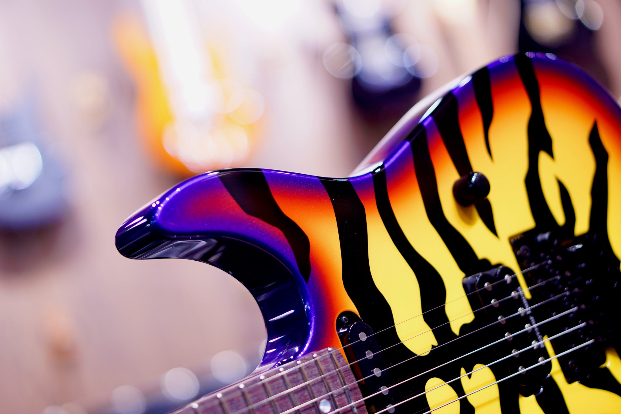 ESP George Lynch Sunburst tiger E5031222 - HIENDGUITAR ESP GUITAR