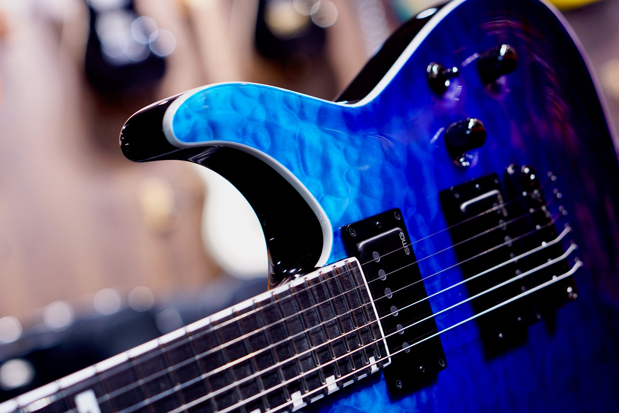 ESP E-II HORIZON NT-II BLUE-PURPLE GRADATION ES2134223 - HIENDGUITAR ESP GUITAR