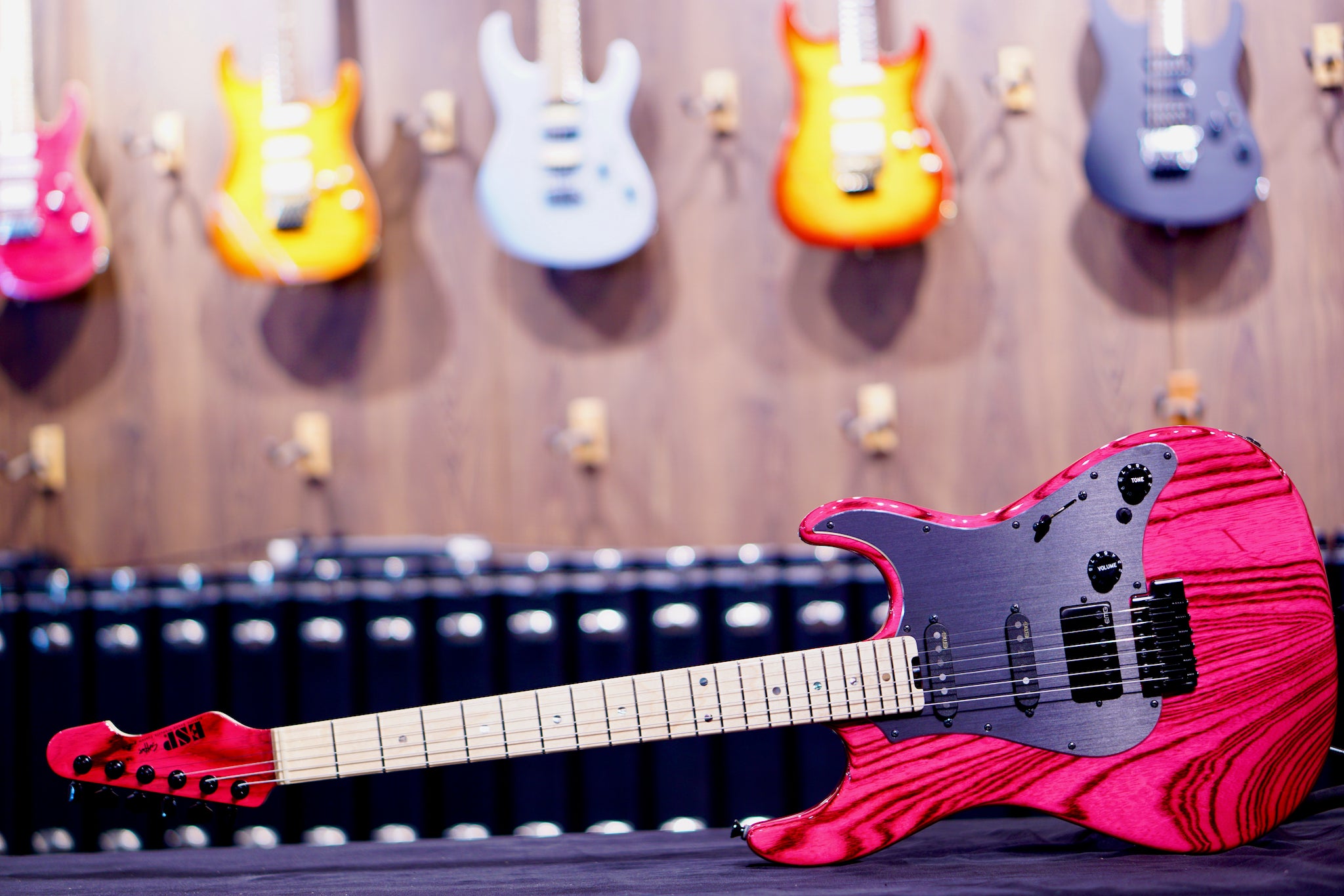 ESP SNAPPER AS Burner Pink E2401222 - HIENDGUITAR ESP GUITAR