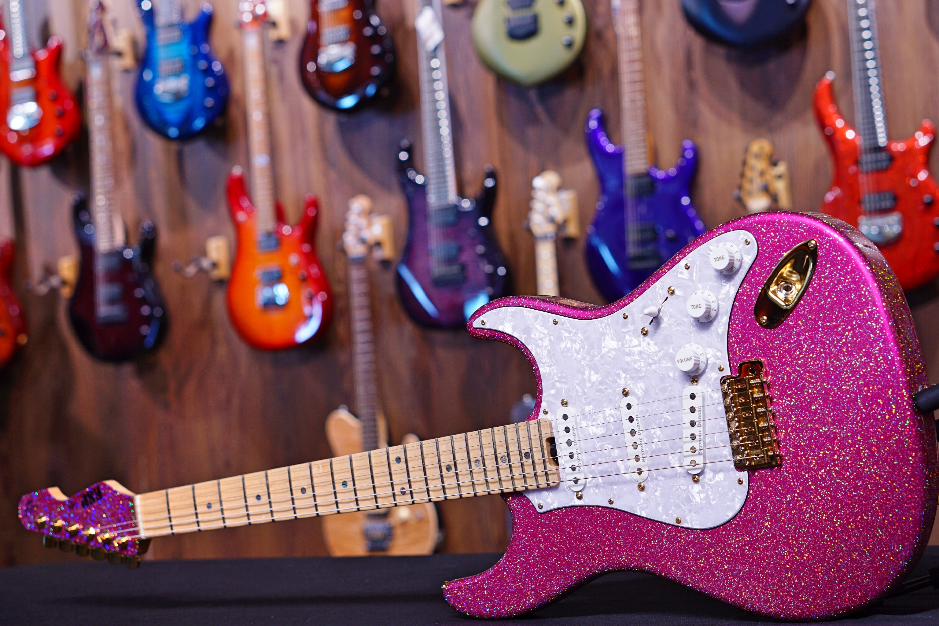 ESP SNAPPER Takayoshi Ohmura Custom -Twinkle Pink Maple fretboard E9400212 - HIENDGUITAR ESP GUITAR