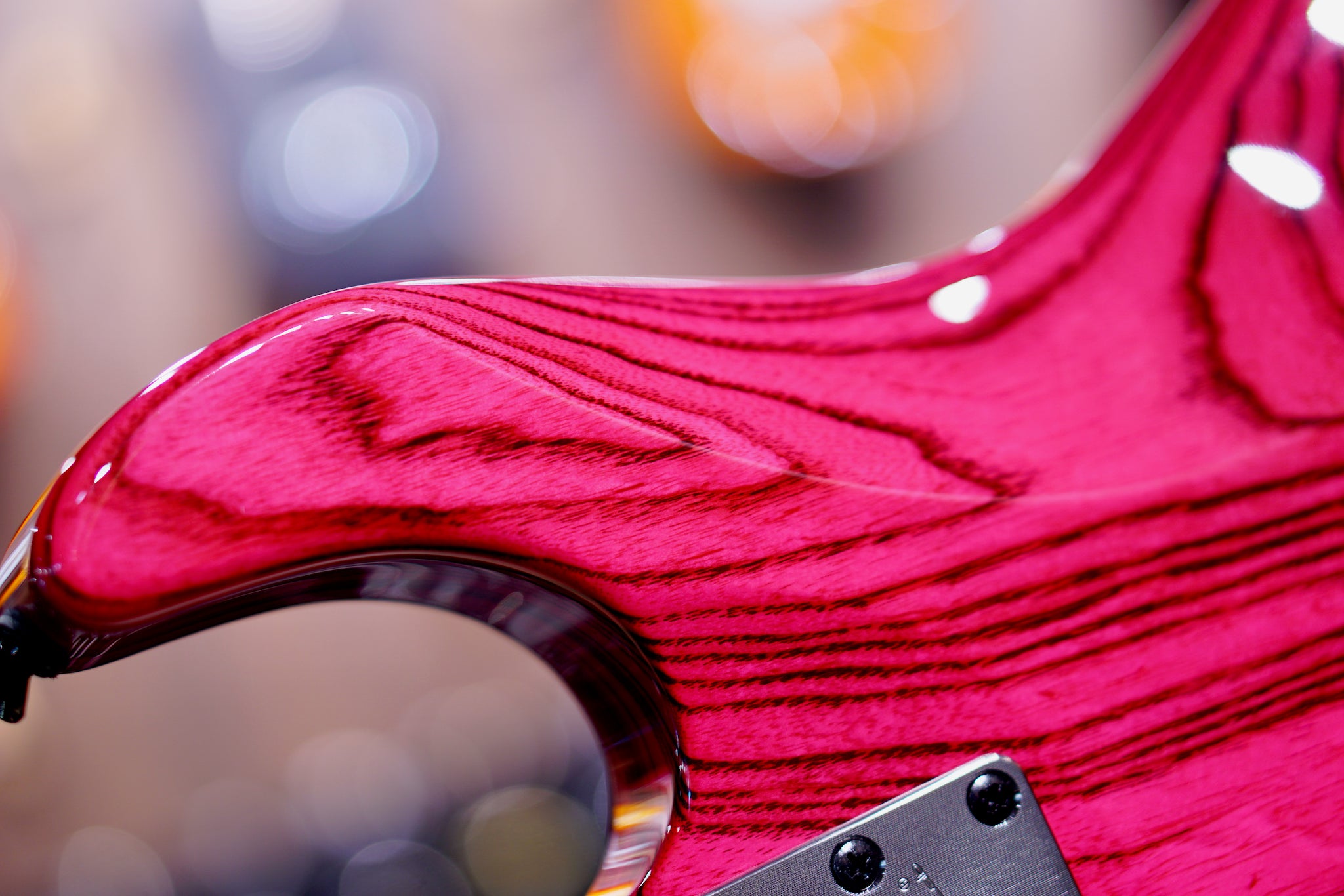 ESP SNAPPER AS Burner Pink E2401222 - HIENDGUITAR ESP GUITAR