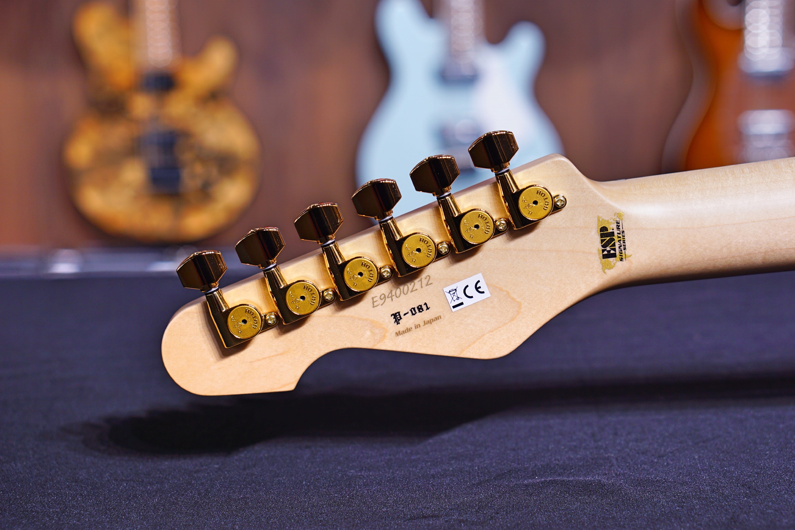 ESP SNAPPER Takayoshi Ohmura Custom -Twinkle Pink Maple fretboard E9400212 - HIENDGUITAR ESP GUITAR