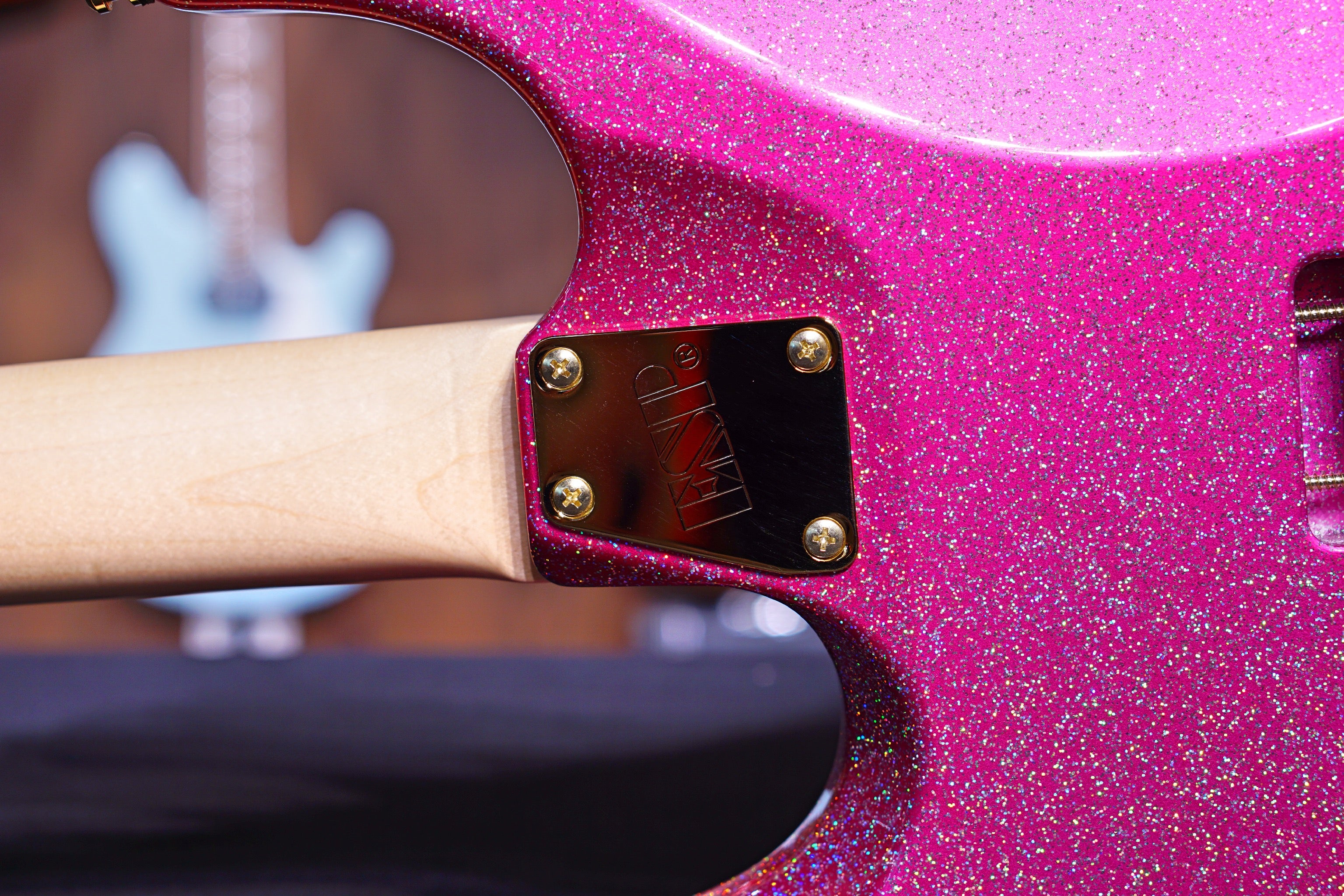 ESP SNAPPER Takayoshi Ohmura Custom -Twinkle Pink Maple fretboard E9400212 - HIENDGUITAR ESP GUITAR
