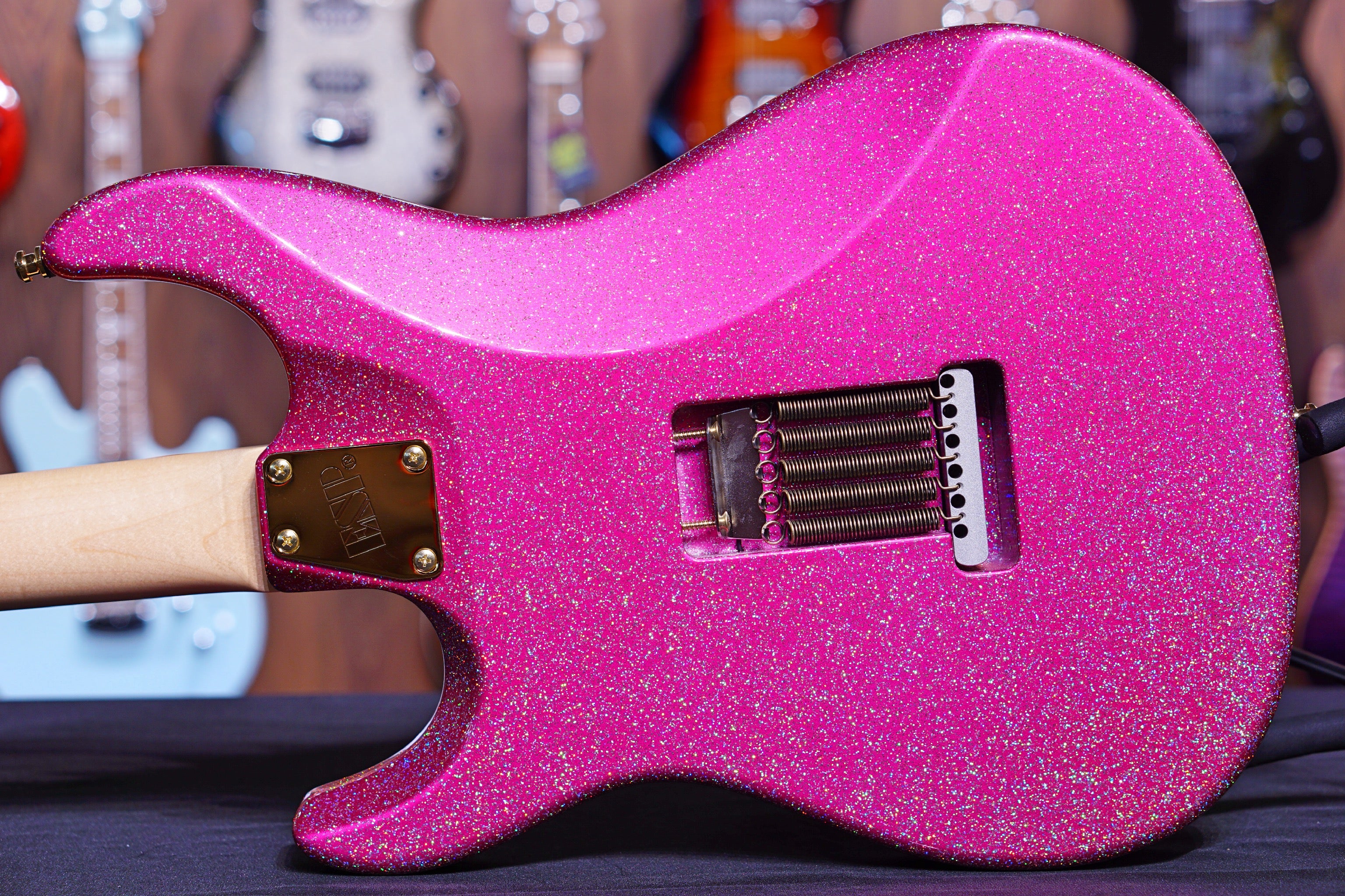 ESP SNAPPER Takayoshi Ohmura Custom -Twinkle Pink Maple fretboard E9400212 - HIENDGUITAR ESP GUITAR