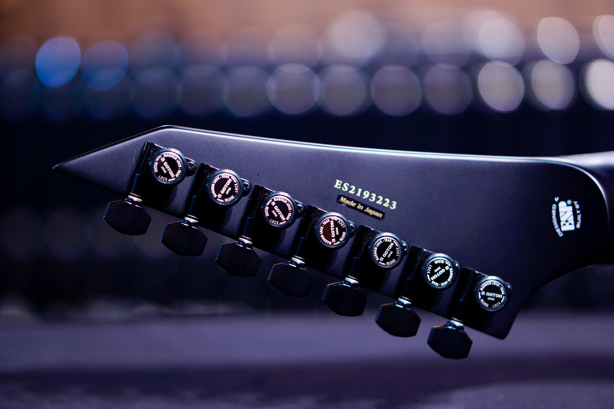 ESP E-II Horizon NT-7B Hipshot Black satin ES2193223 - HIENDGUITAR E-II GUITAR