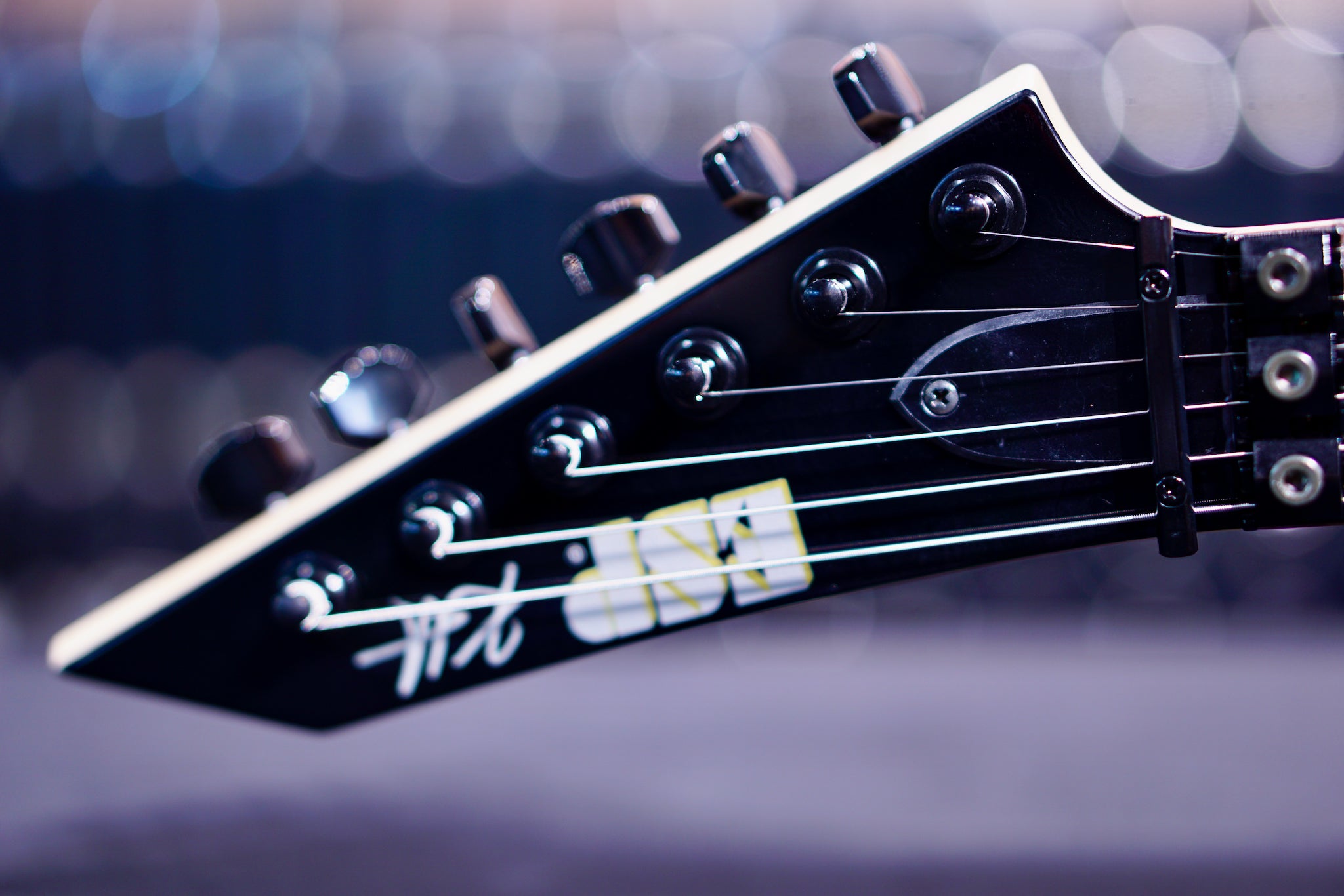 ESP KH-2 NECK-THRU Black E8201222 - HIENDGUITAR ESP GUITAR