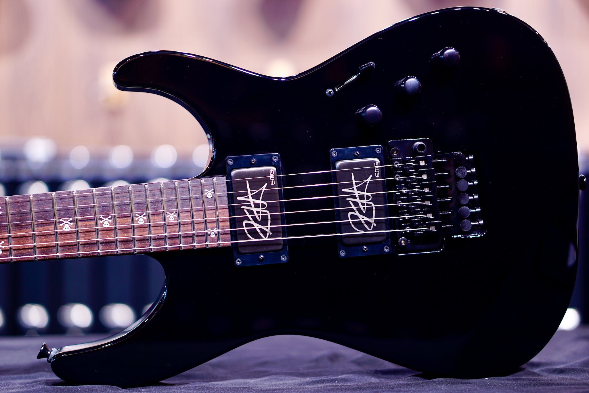 ESP KH-2 NECK-THRU Black E8201222 - HIENDGUITAR ESP GUITAR