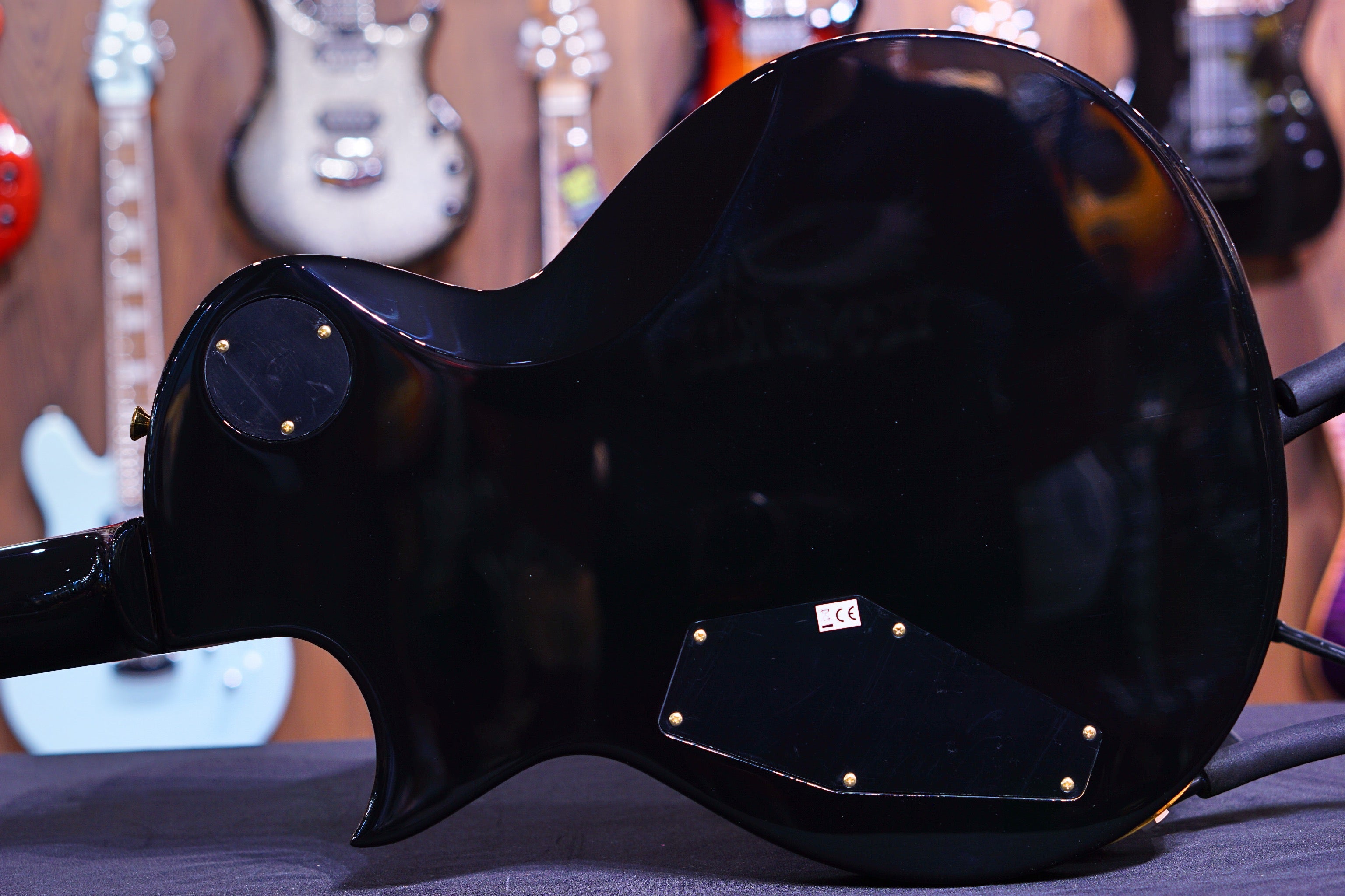 ESP EDWARDS ECLIPSE E-MA-135C Gold Vintage Black ED2031592 - HIENDGUITAR EDWARDS GUITAR