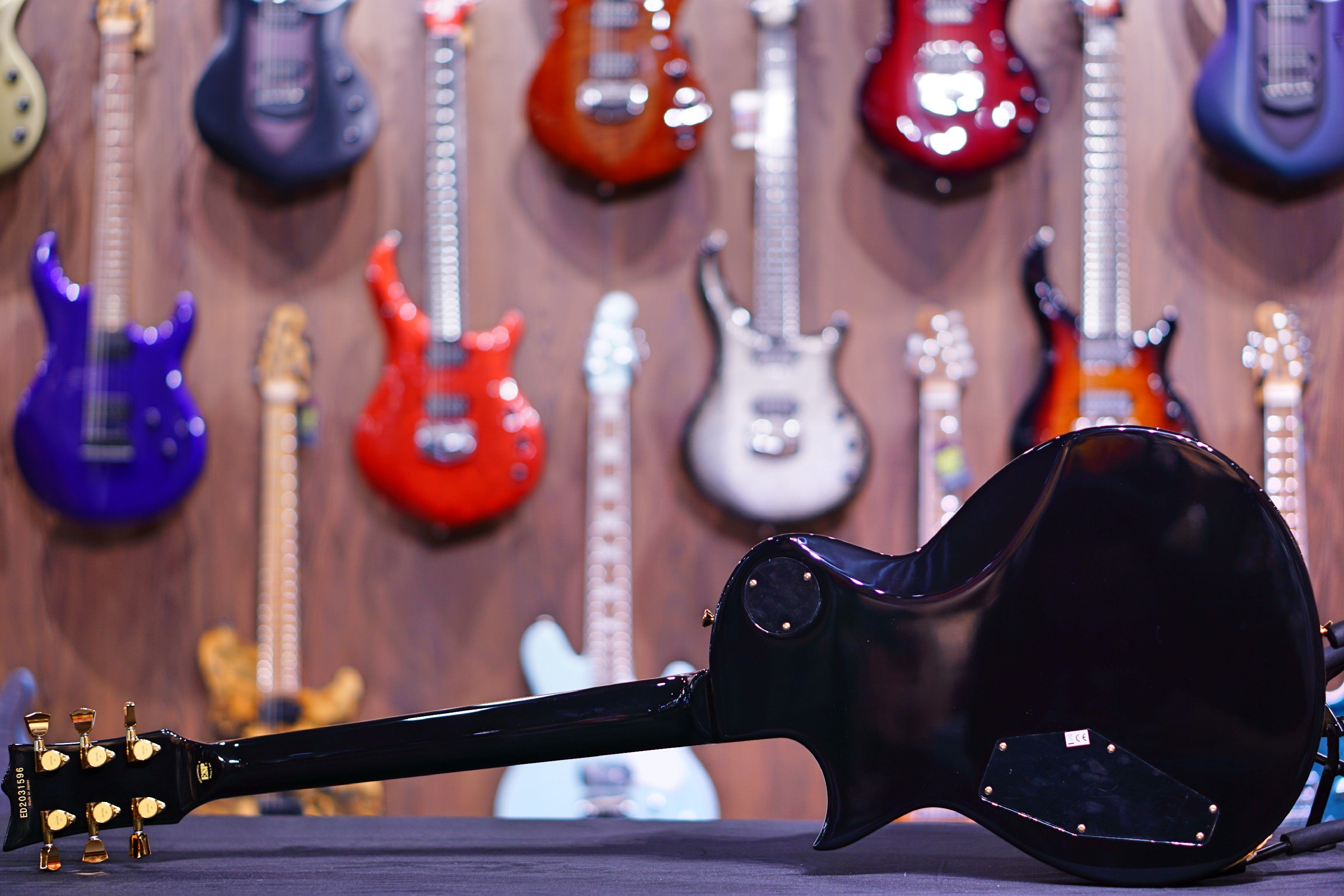 ESP EDWARDS ECLIPSE E-MA-135C Gold Vintage Black ED2031596 - HIENDGUITAR EDWARDS GUITAR