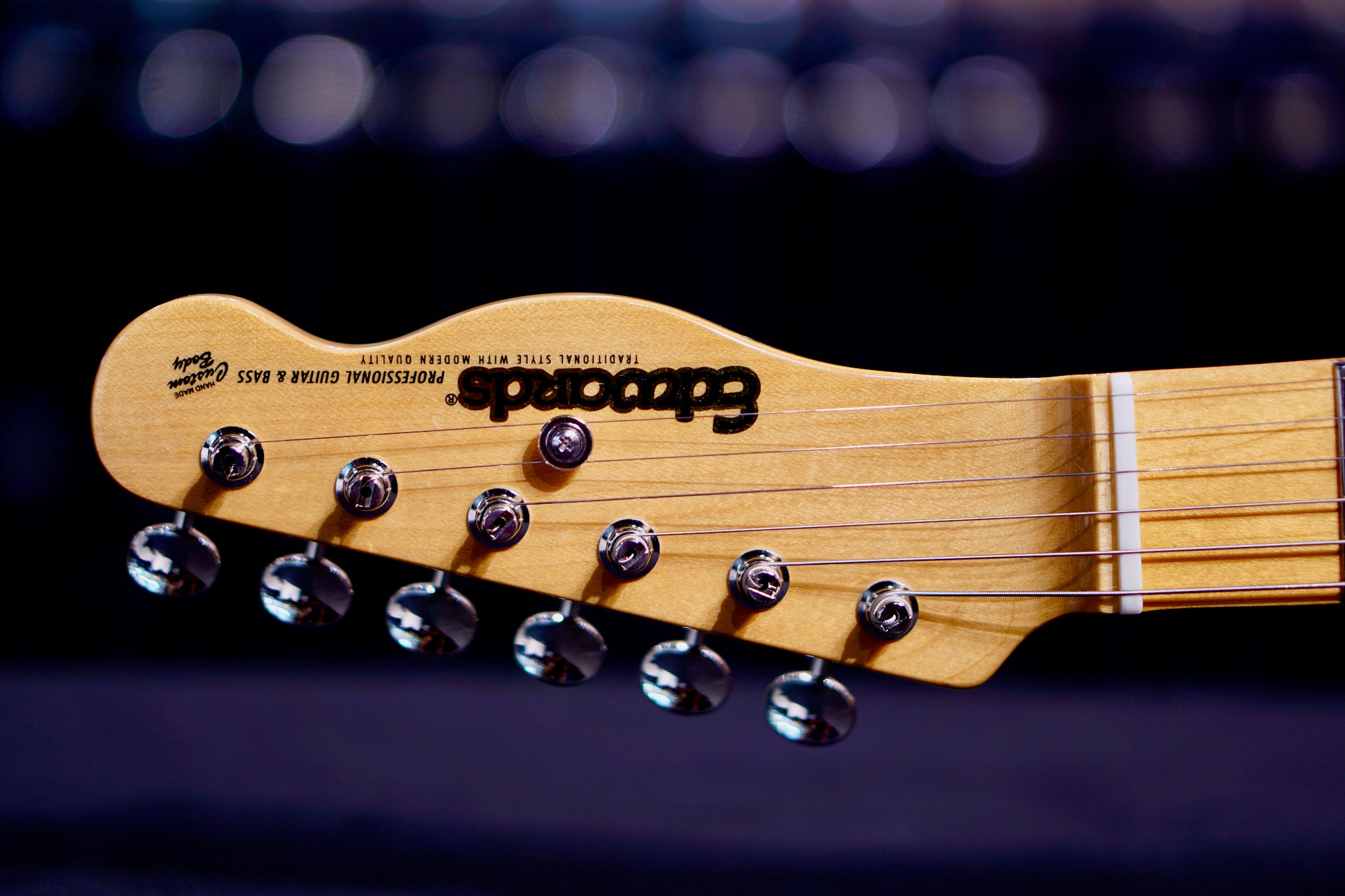 ESP Edwards E-TE-98ASM Vintage Natural ED2450224 - HIENDGUITAR EDWARDS GUITAR