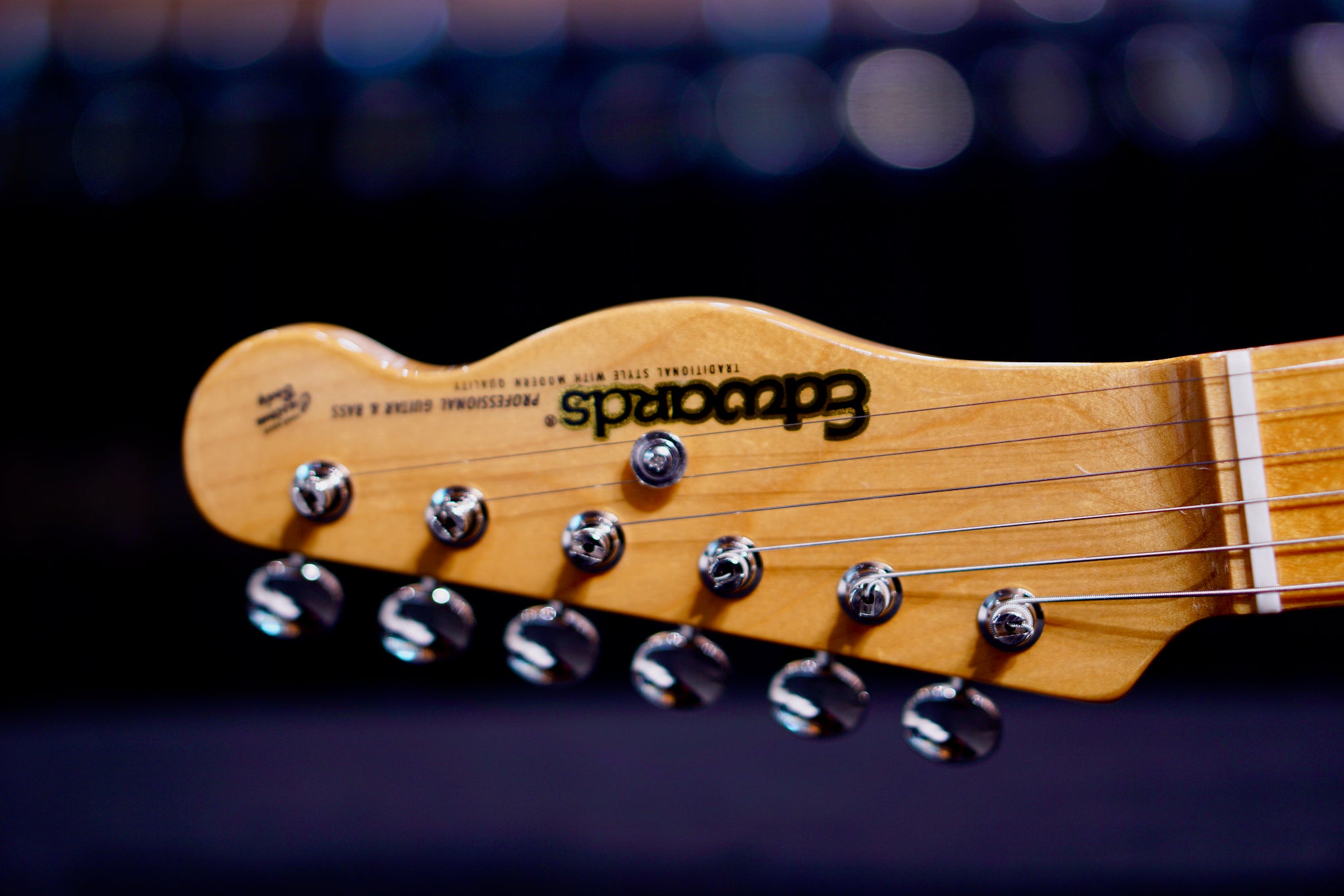 ESP Edwards E-TE-98ASM Vintage Natural ED2210617 - HIENDGUITAR EDWARDS GUITAR