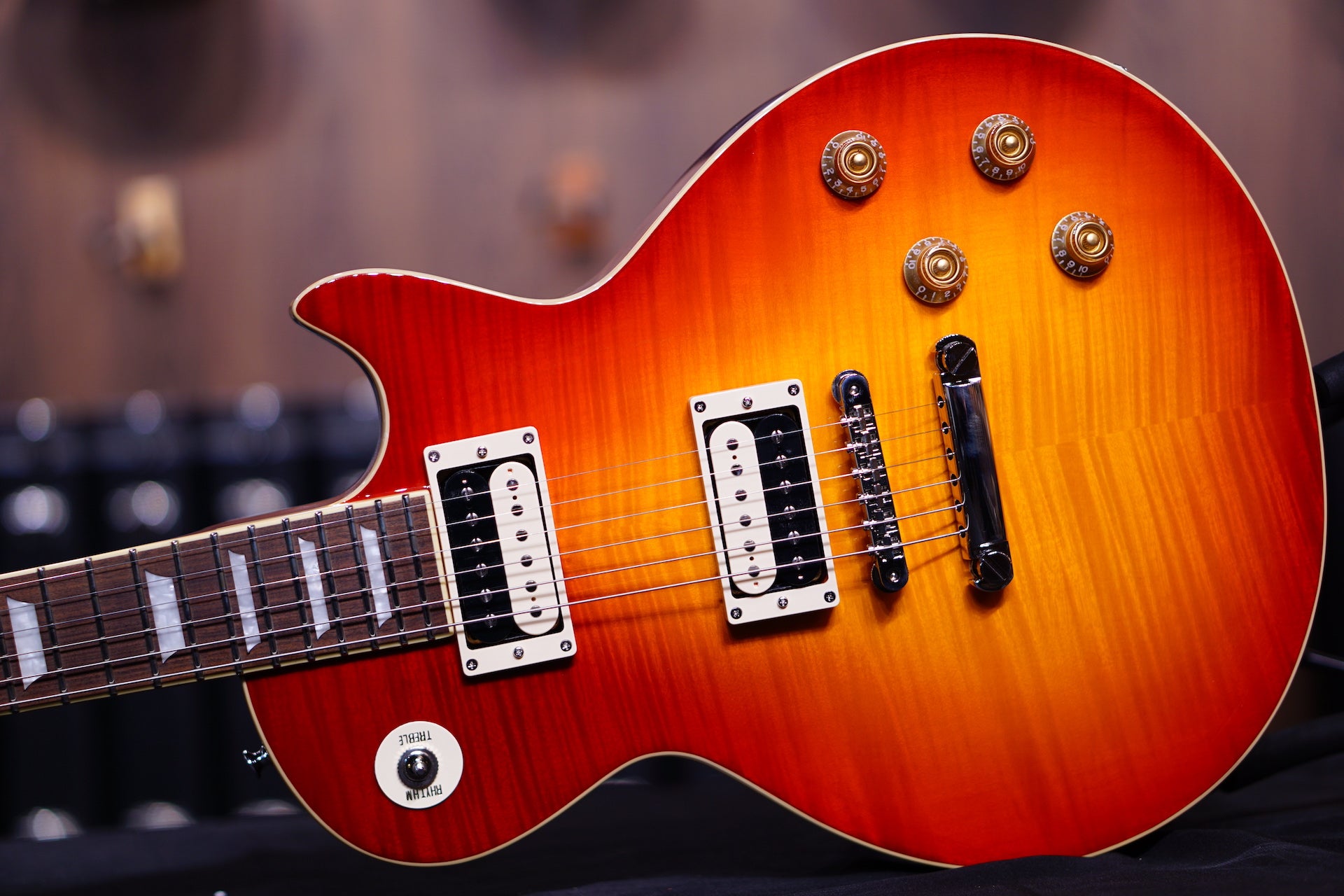 ESP Edwards Les Paul Cherry Sunburst ED5740224 - HIENDGUITAR EDWARDS GUITAR