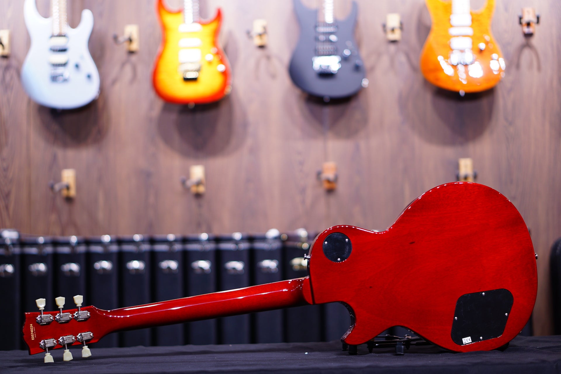 ESP Edwards Les Paul Cherry Sunburst ED5740224 - HIENDGUITAR EDWARDS GUITAR