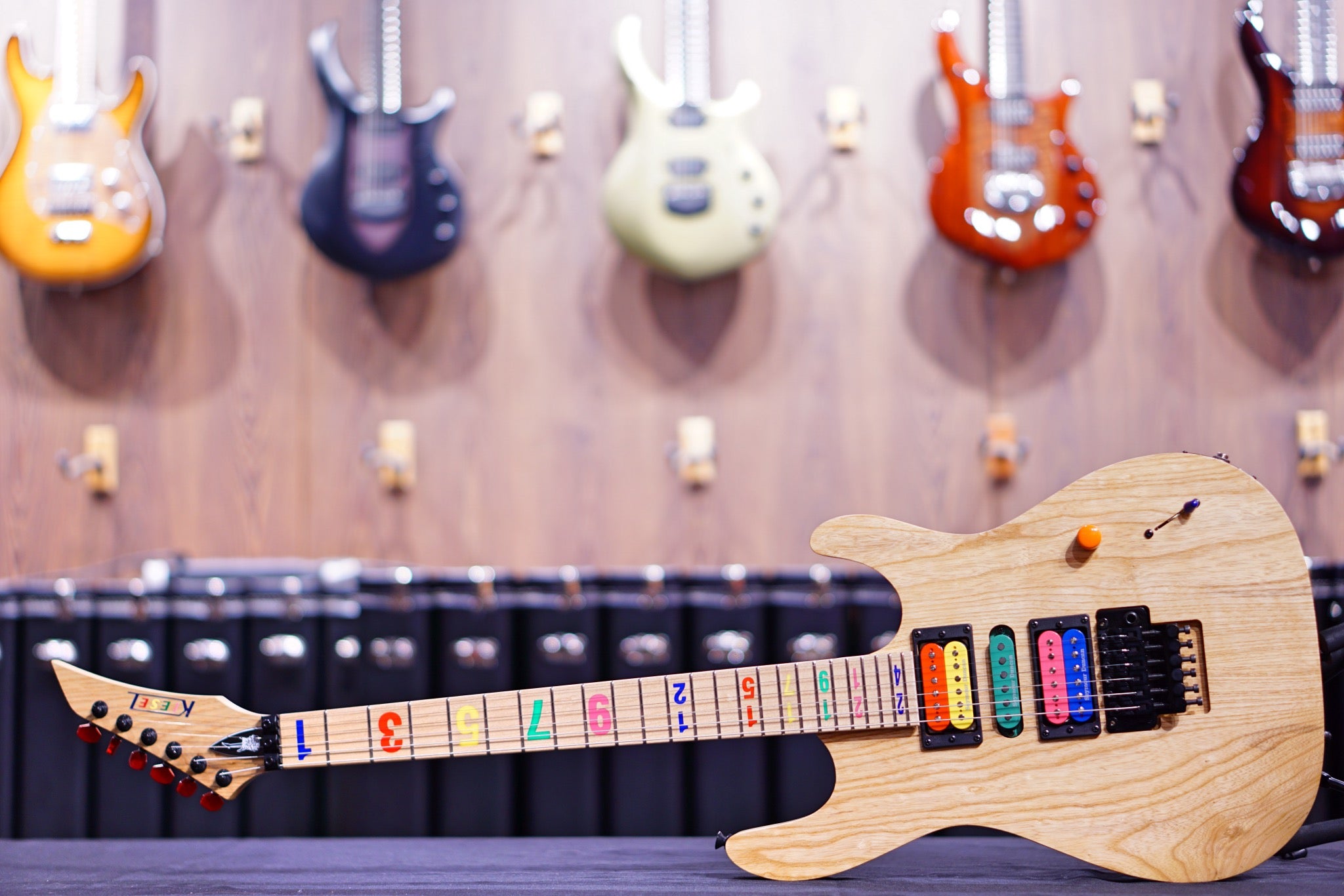 Kiesel Jason becker JB24 tribute numbers #2 - HIENDGUITAR Kiesel GUITAR