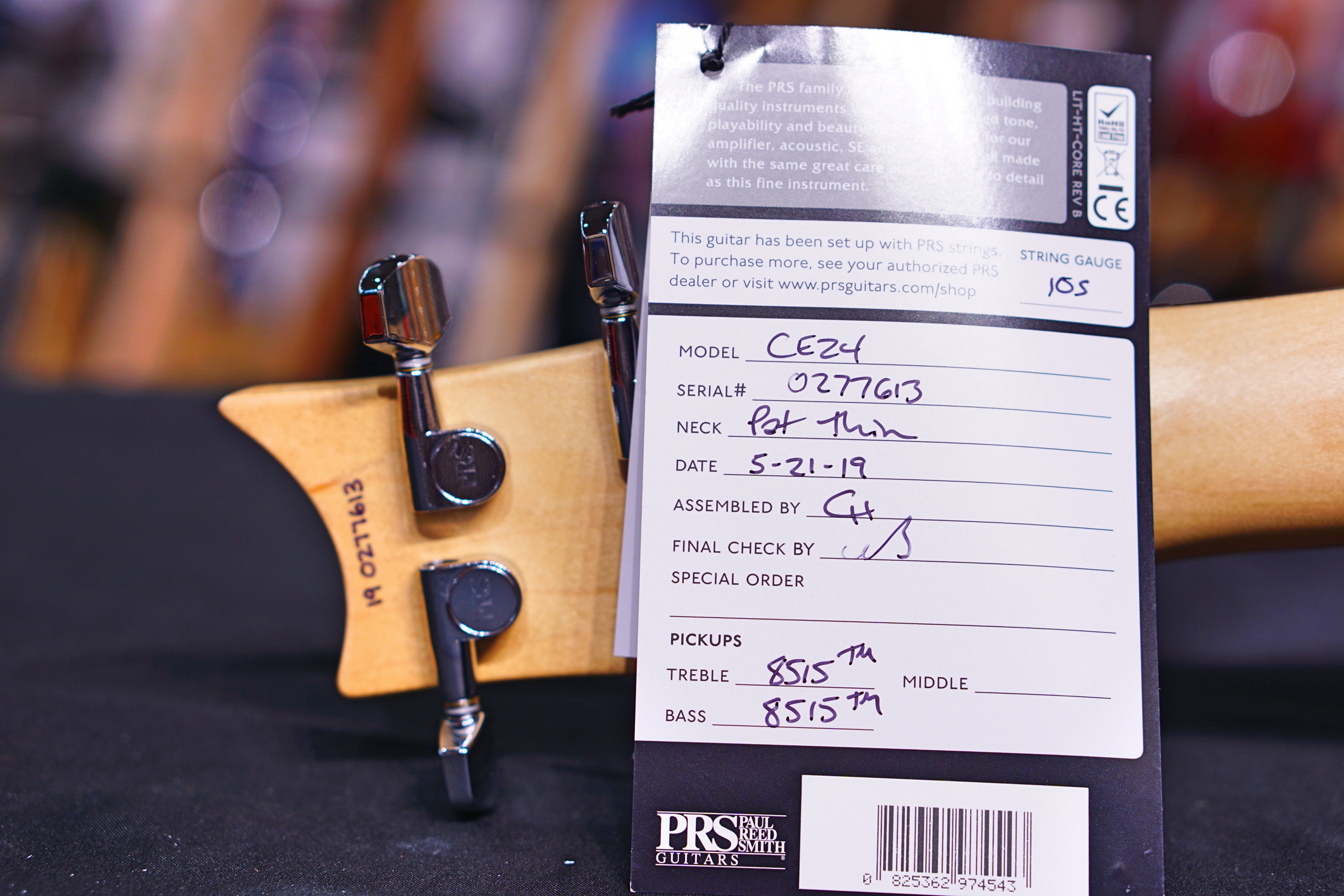 PRS CE24 Vintage sunburst 190277613 - HIENDGUITAR PRS GUITAR