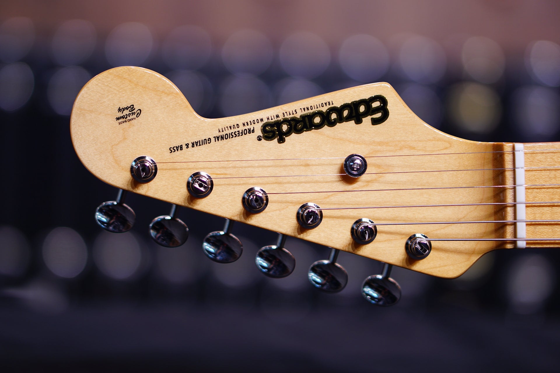 ESP Edwards E-ST-125ALM Black ED961223 - HIENDGUITAR EDWARDS GUITAR