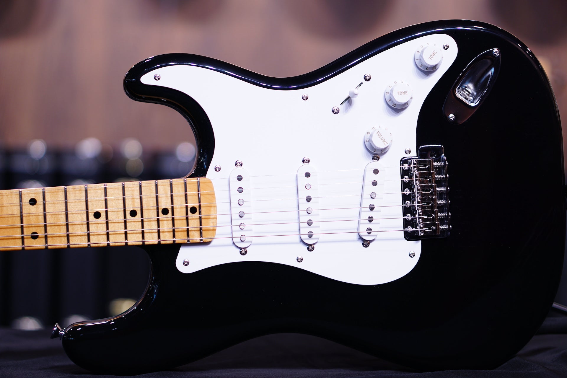 ESP Edwards E-ST-125ALM Black ED961223 - HIENDGUITAR EDWARDS GUITAR