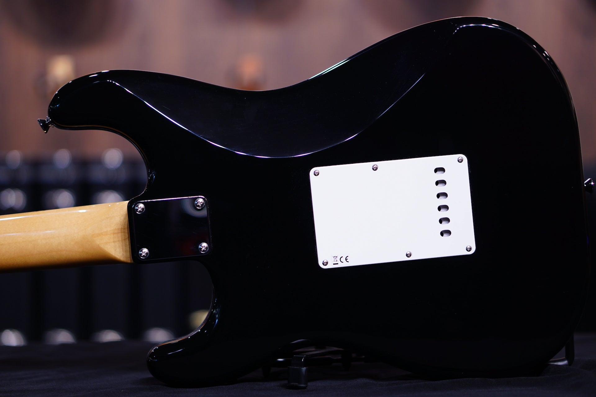 ESP Edwards E-ST-125ALM Black ED961223 - HIENDGUITAR EDWARDS GUITAR