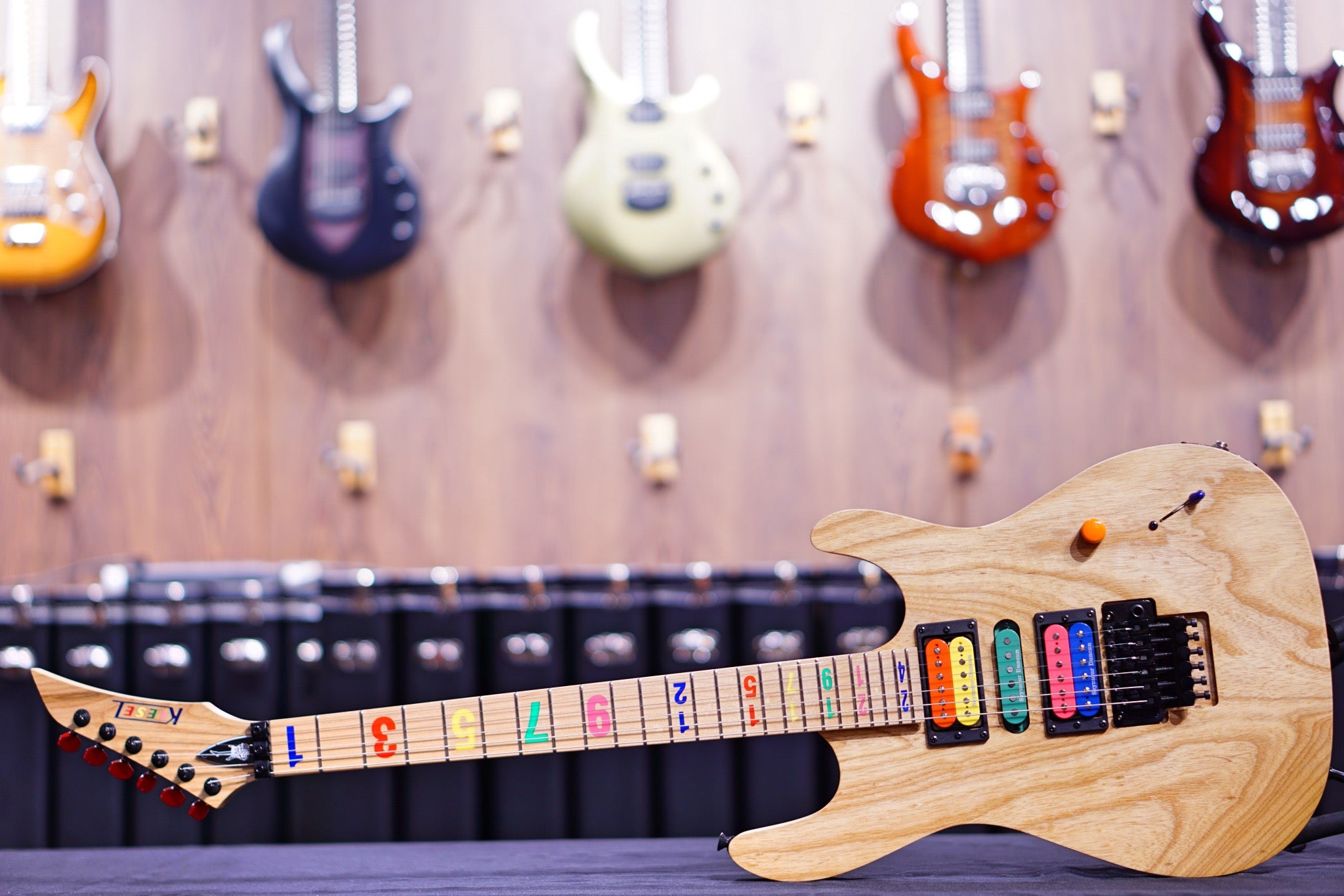 Kiesel Jason becker JB24 tribute numbers #4 - HIENDGUITAR Kiesel GUITAR