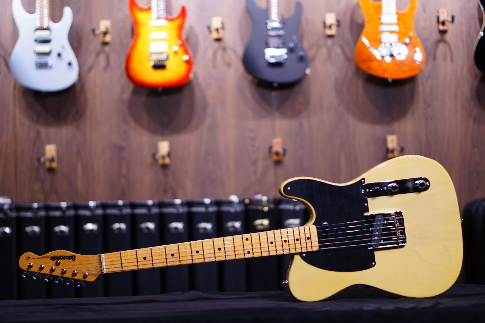 ESP Edwards E-TE-98ASM Butterscotch ED2810224 - HIENDGUITAR EDWARDS GUITAR