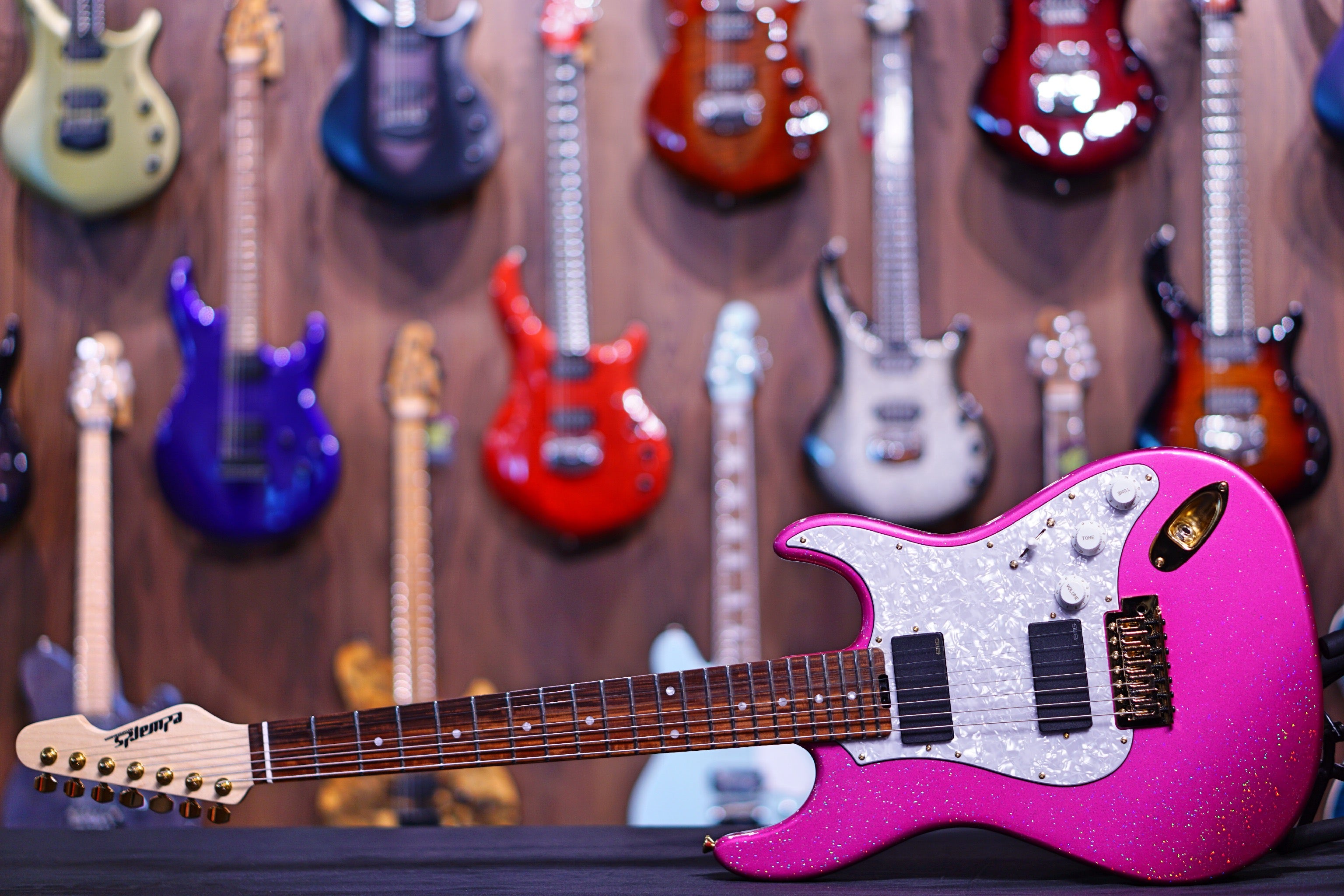 ESP EDWARDS E-SN7-210TO Twinkle Pink Takayoshi Ohmura ED1836153P - HIENDGUITAR EDWARDS GUITAR