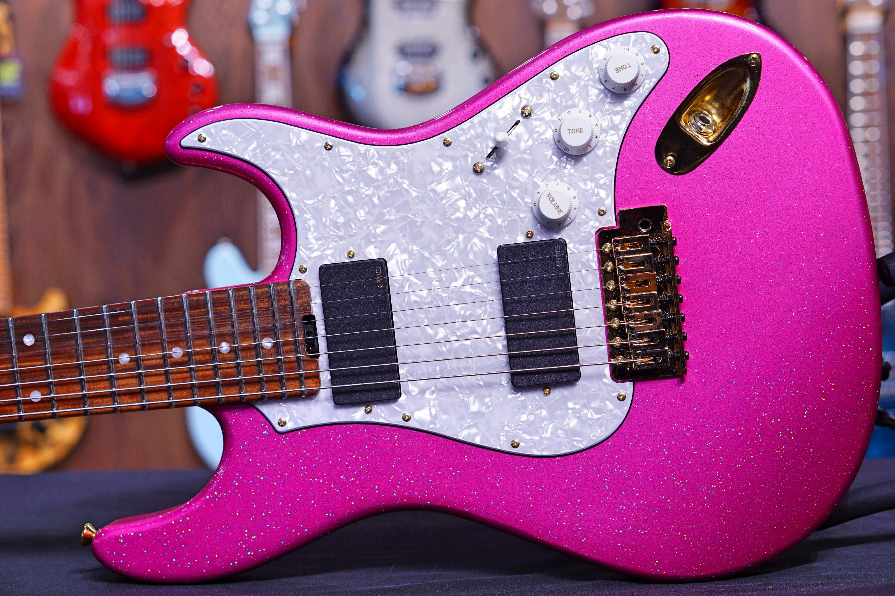 ESP EDWARDS E-SN7-210TO Twinkle Pink Takayoshi Ohmura ED1836153P - HIENDGUITAR EDWARDS GUITAR