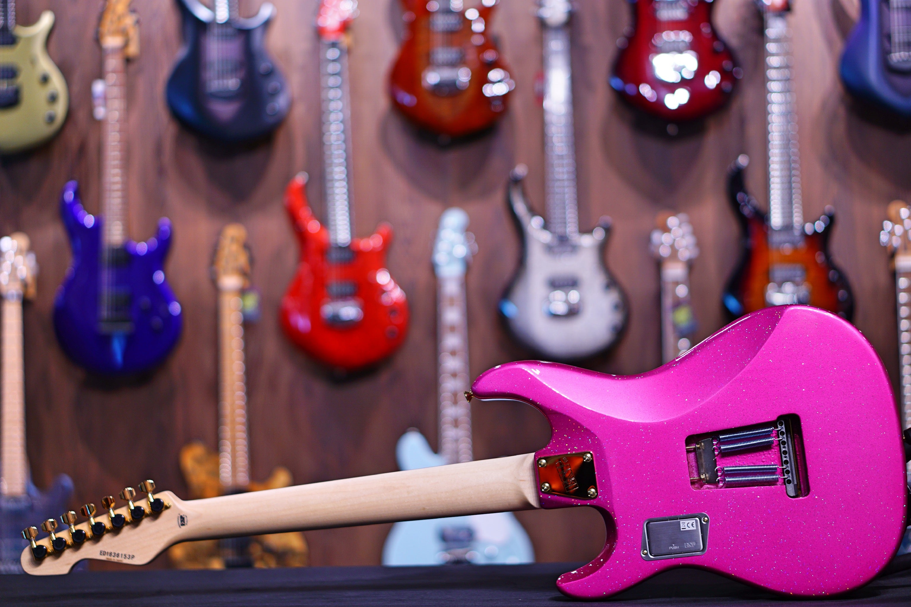 ESP EDWARDS E-SN7-210TO Twinkle Pink Takayoshi Ohmura ED1836153P - HIENDGUITAR EDWARDS GUITAR