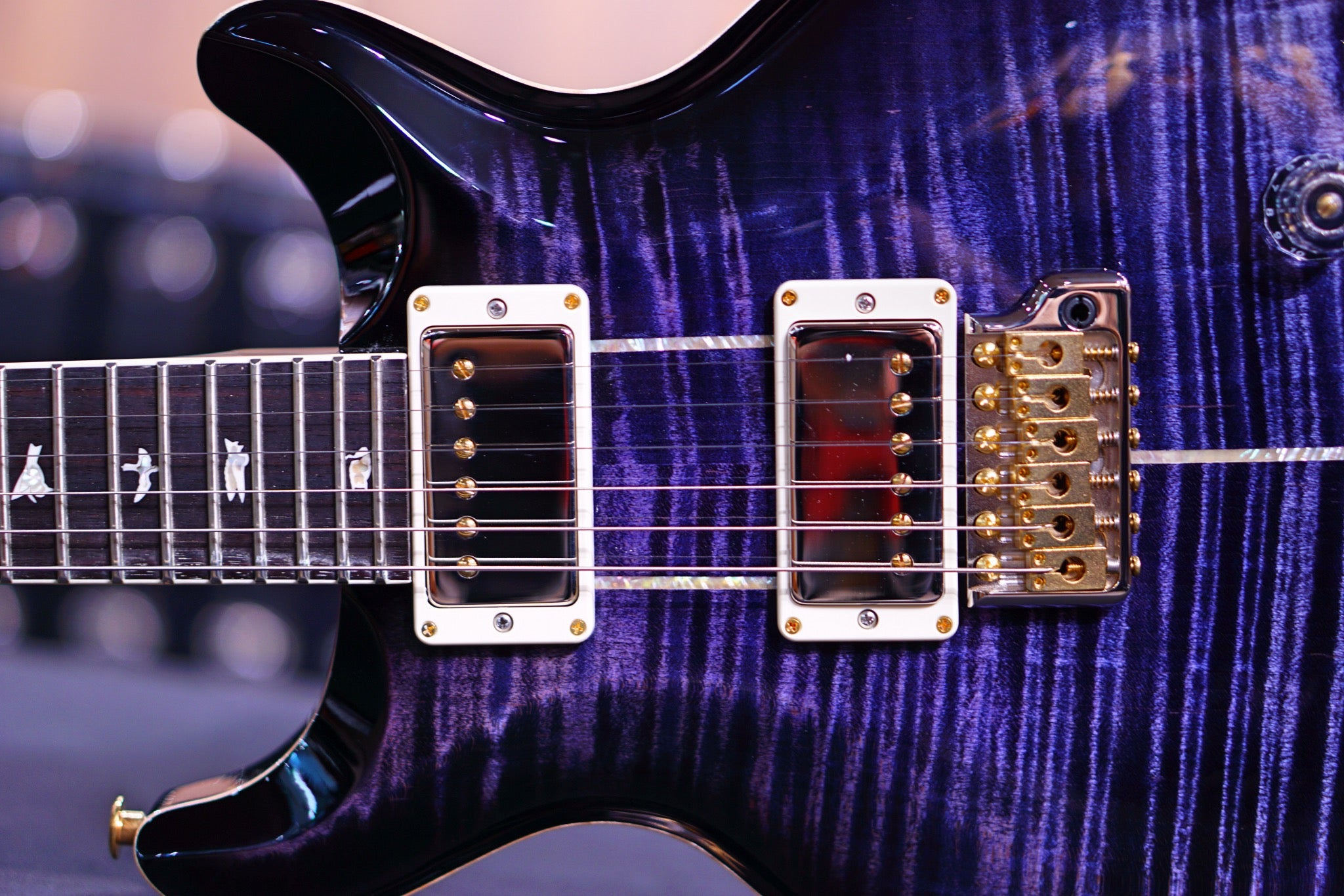 PRS Santana Retro purple mist wood library 10 top 0341286 - HIENDGUITAR PRS GUITAR