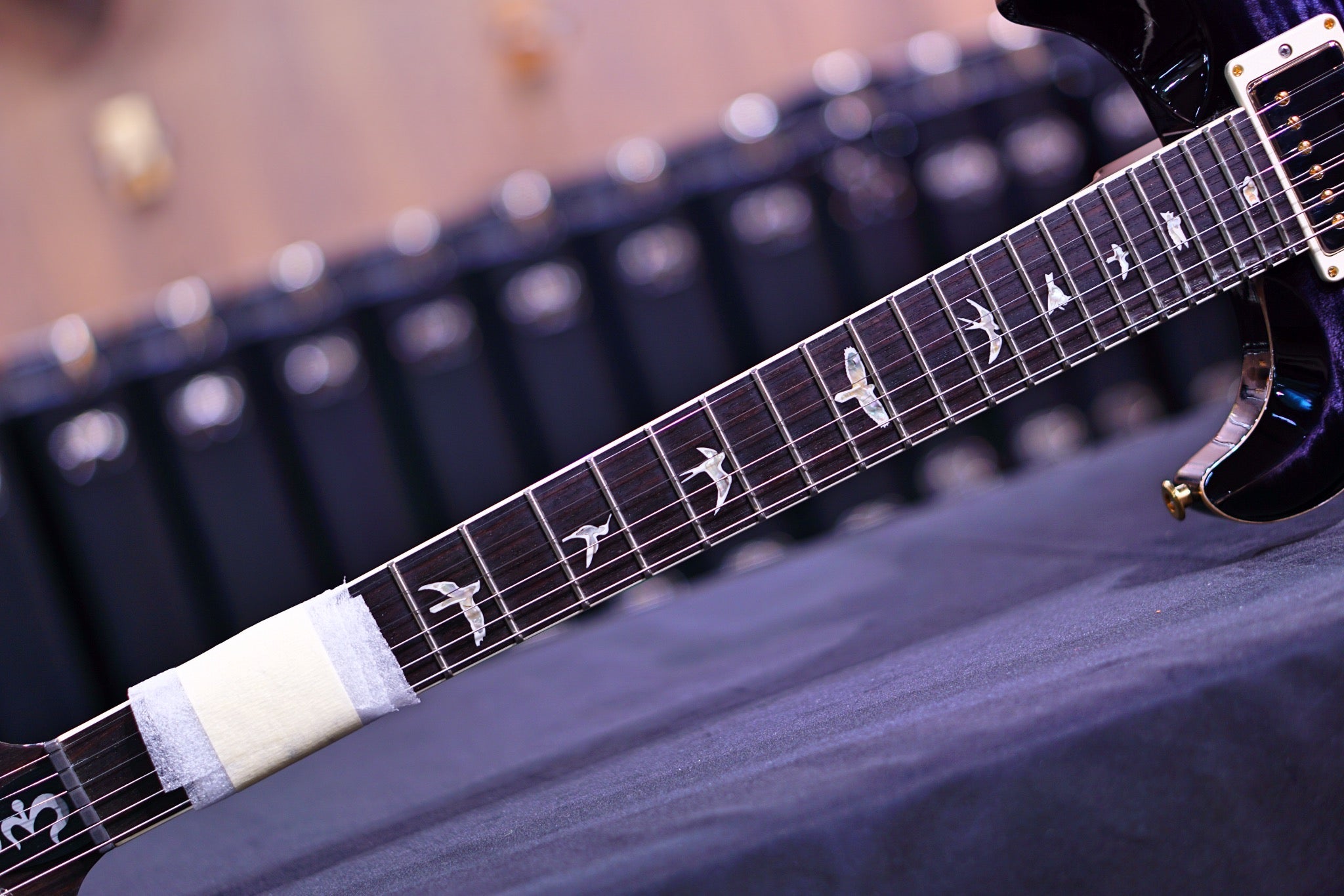 PRS Santana Retro purple mist wood library 10 top 0341286 - HIENDGUITAR PRS GUITAR