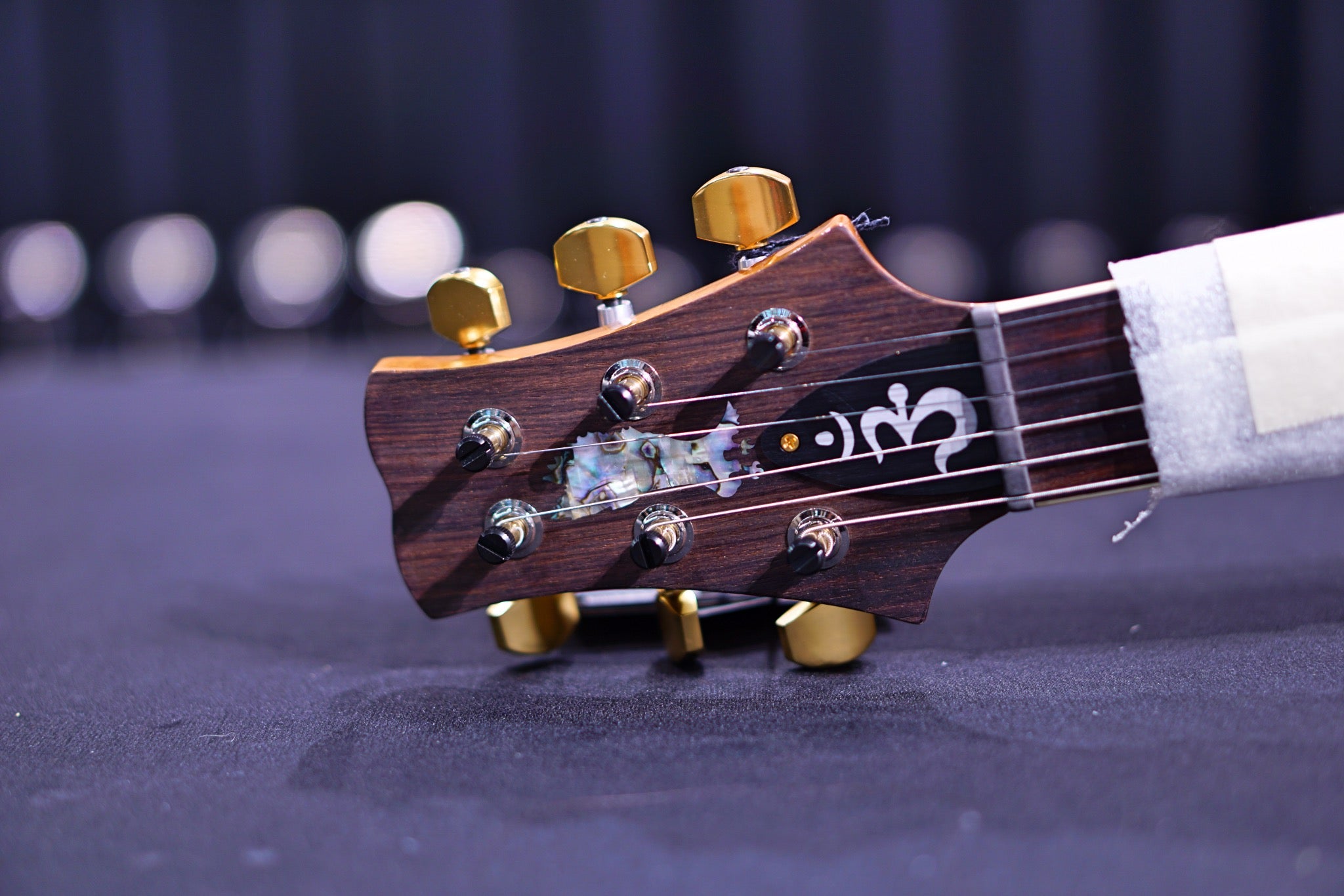 PRS Santana Retro river blue wood library 10 top - HIENDGUITAR PRS GUITAR