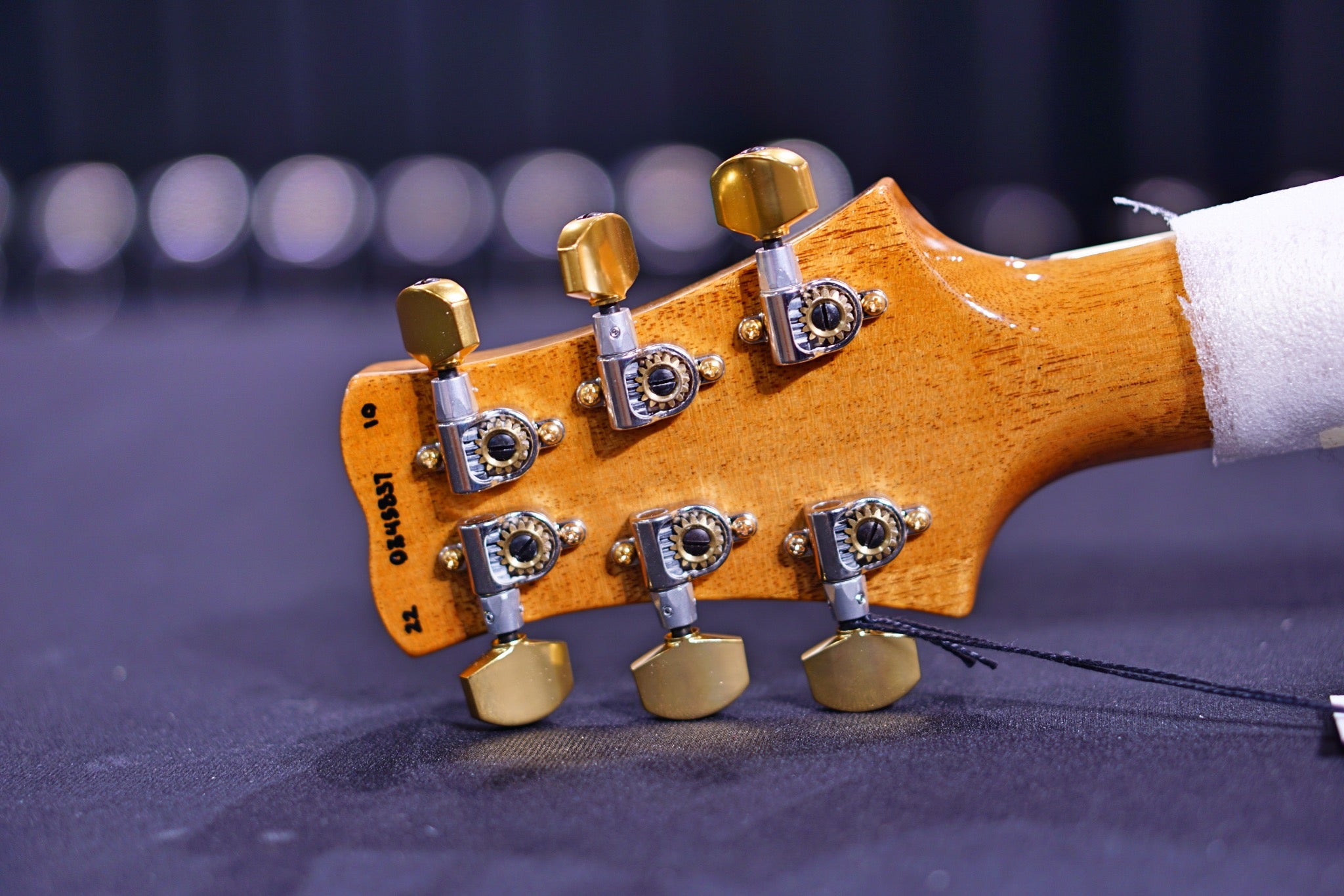 PRS Santana Retro river blue wood library 10 top - HIENDGUITAR PRS GUITAR