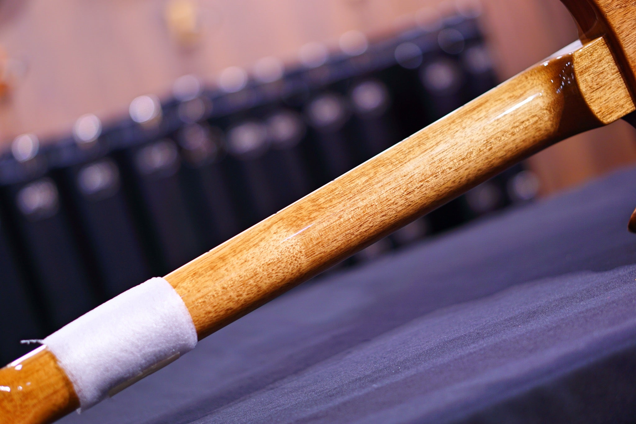 PRS Santana Retro river blue wood library 10 top - HIENDGUITAR PRS GUITAR