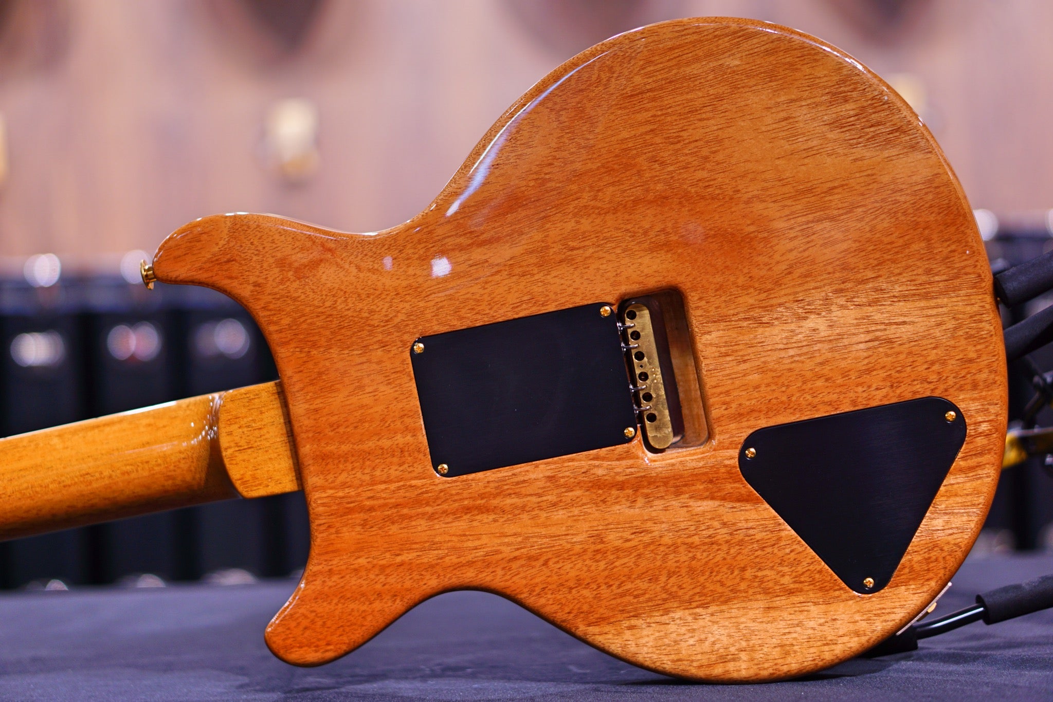 PRS Santana Retro river blue wood library 10 top - HIENDGUITAR PRS GUITAR