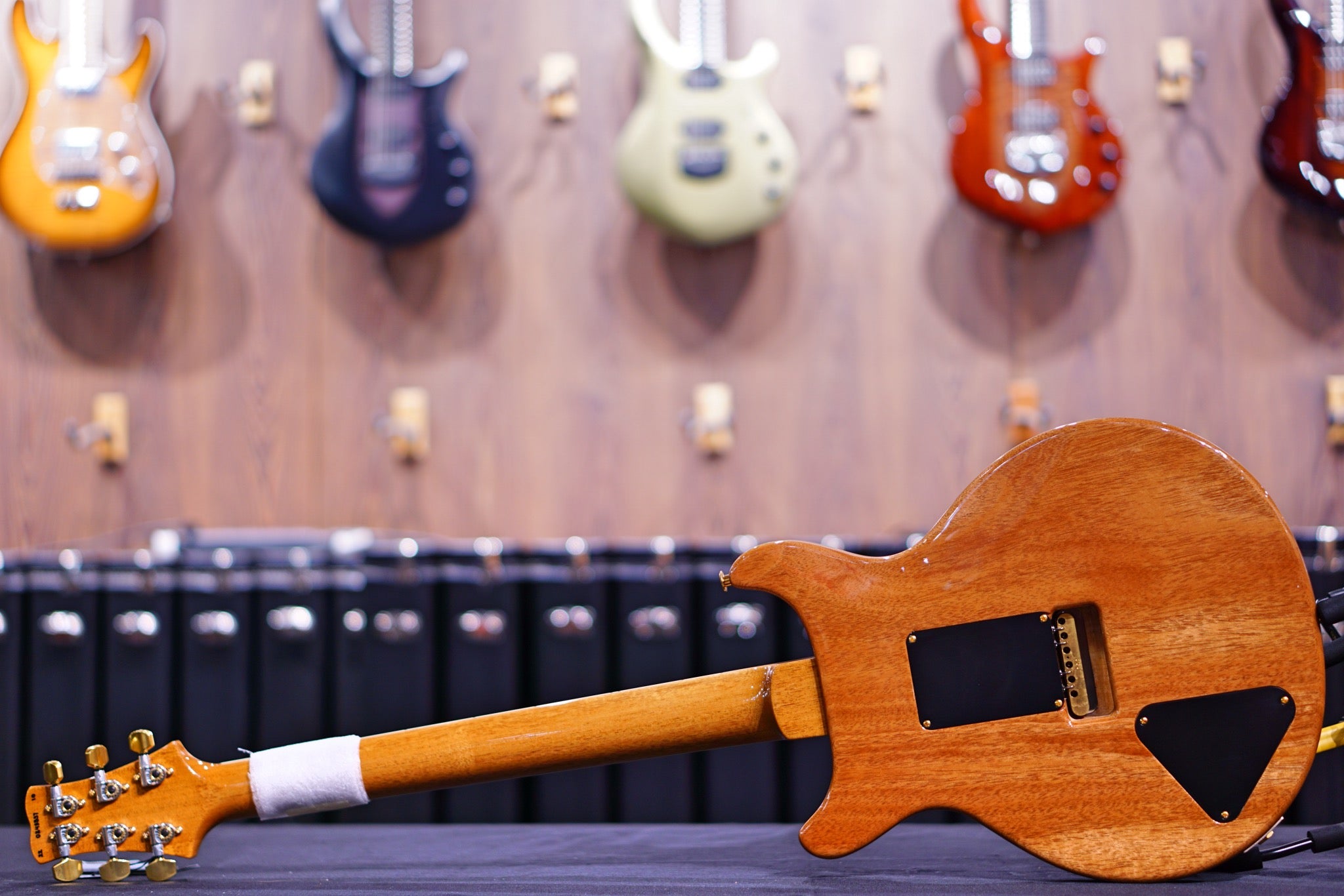 PRS Santana Retro river blue wood library 10 top - HIENDGUITAR PRS GUITAR