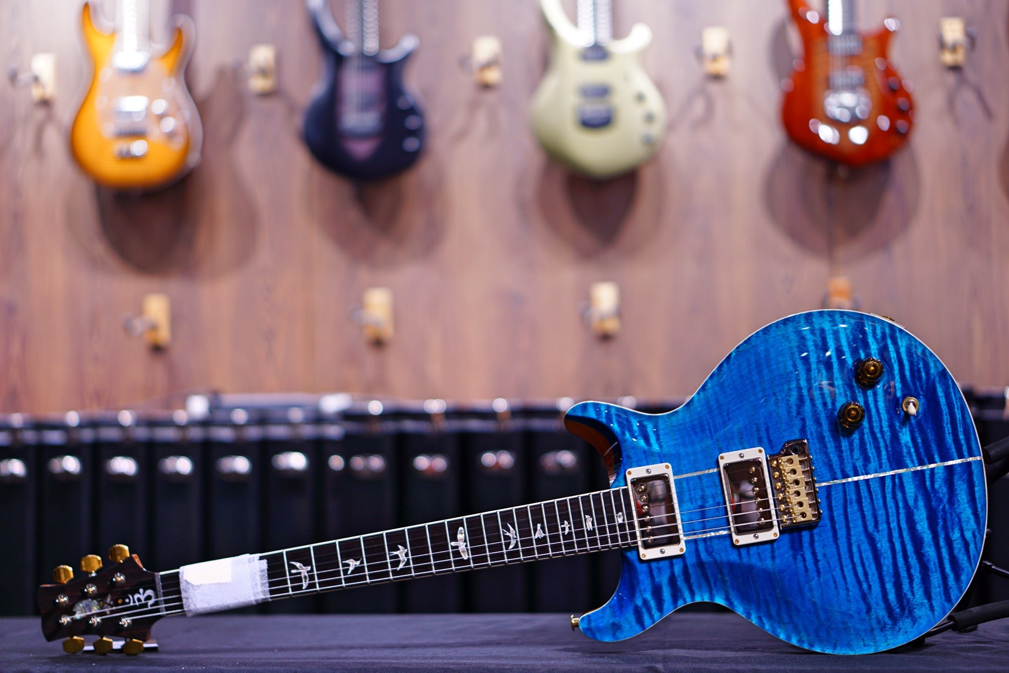 PRS Santana Retro faded blue jeans wood library 10 top 0334305 - HIENDGUITAR PRS GUITAR