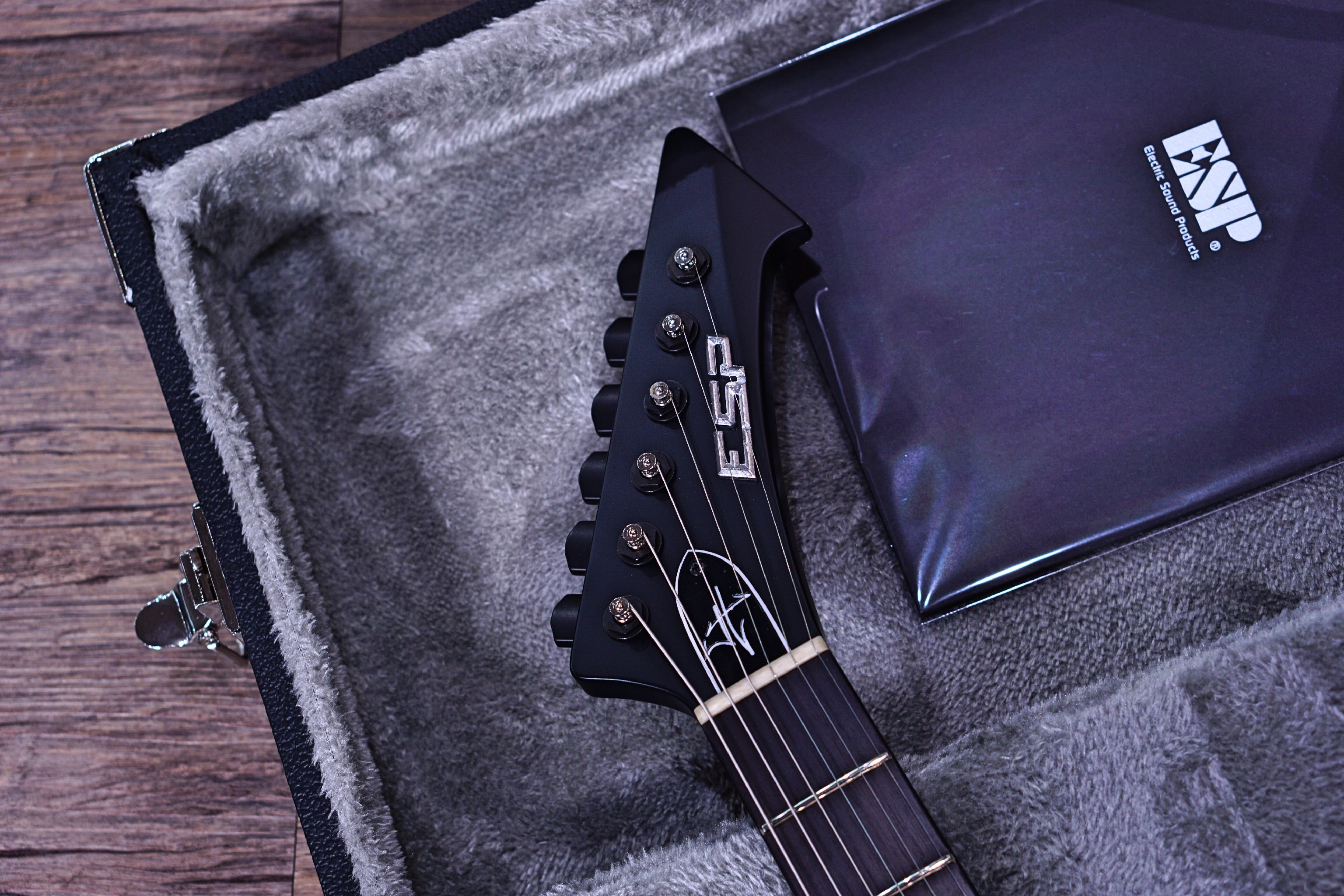 ESP Snakebyte James Hetfield signature satin Black E7690202 - HIENDGUITAR ESP GUITAR