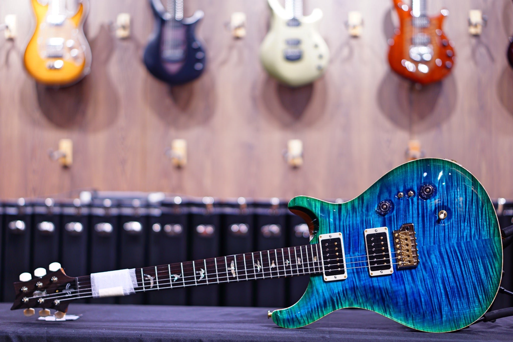 PRS 35th Anniversary Custom 24 - matteo verde 10top thin neck 0341478 - HIENDGUITAR PRS GUITAR