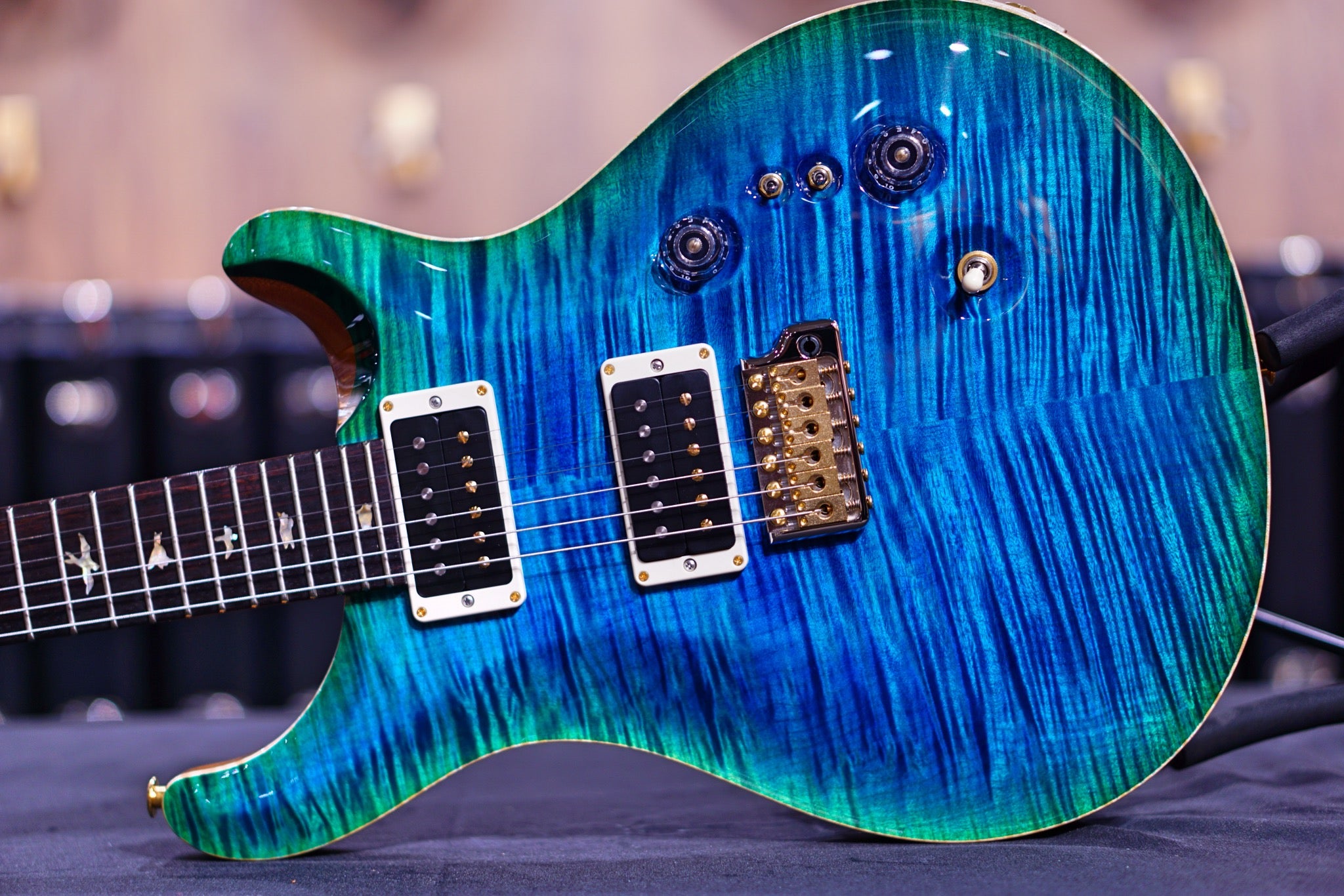 PRS 35th Anniversary Custom 24 - matteo verde 10top thin neck 0341478 - HIENDGUITAR PRS GUITAR