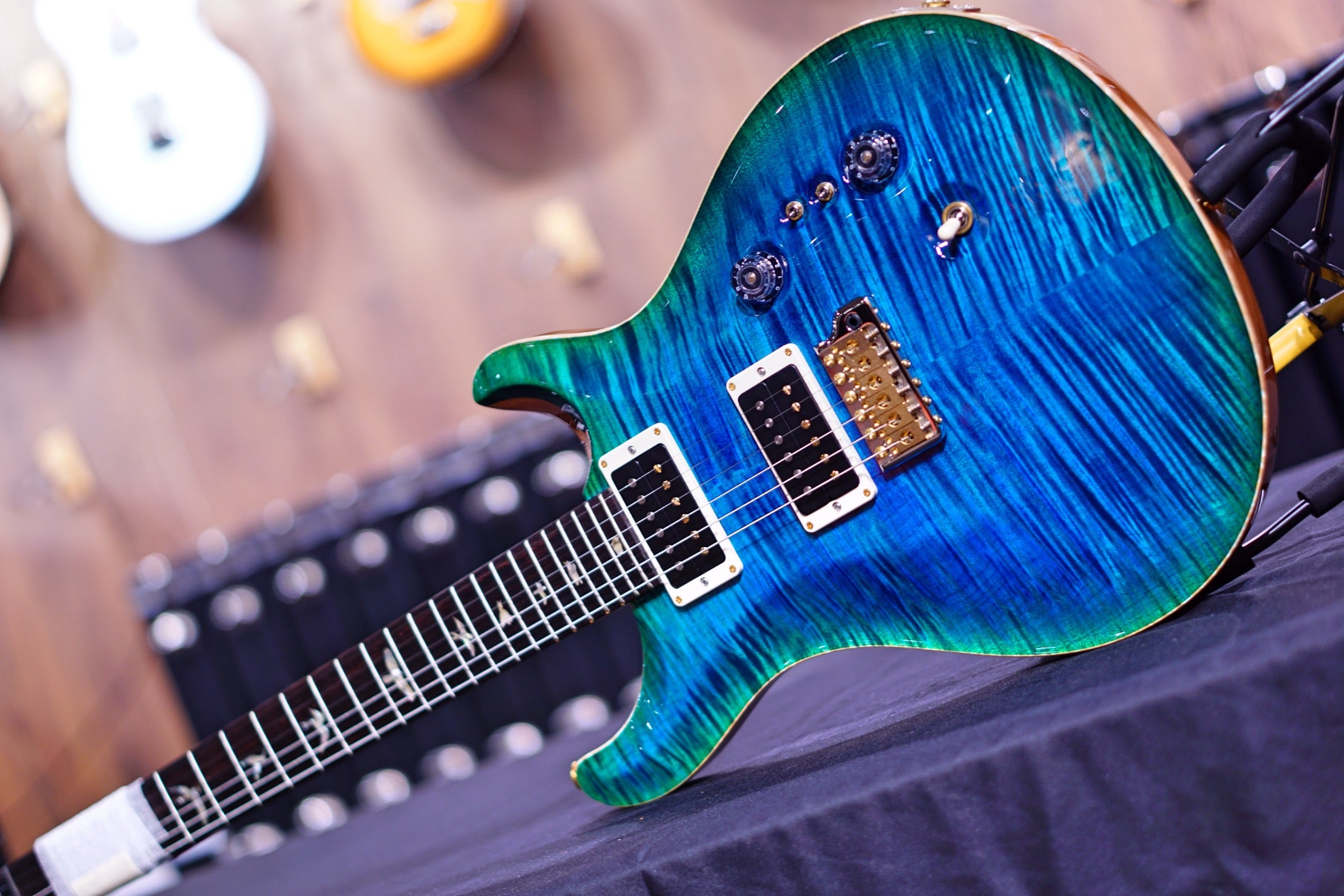 PRS 35th Anniversary Custom 24 - matteo verde 10top thin neck 0341478 - HIENDGUITAR PRS GUITAR