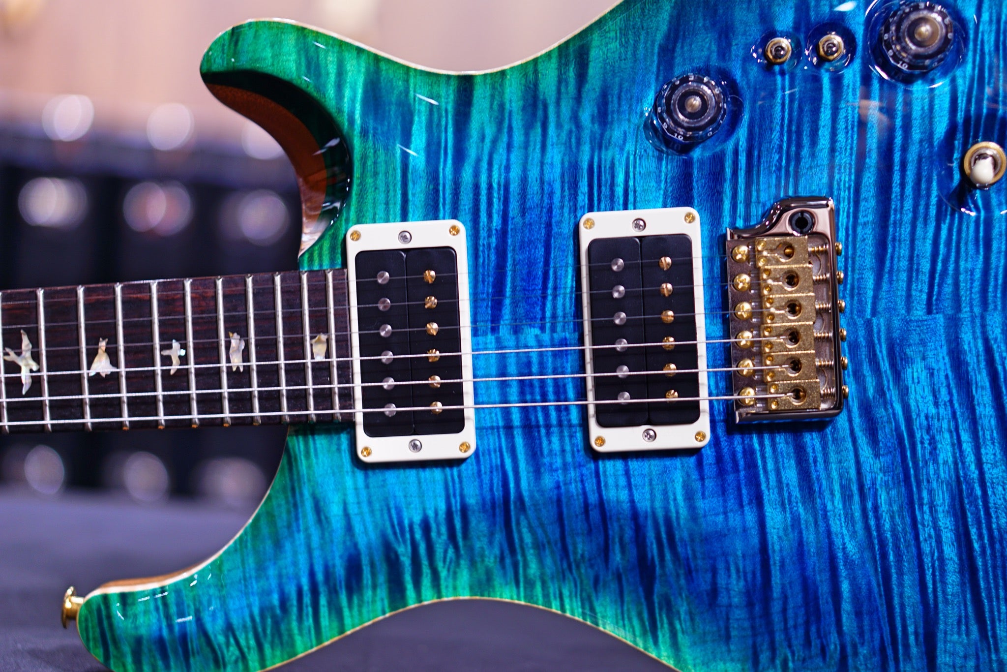 PRS 35th Anniversary Custom 24 - matteo verde 10top thin neck 0341478 - HIENDGUITAR PRS GUITAR