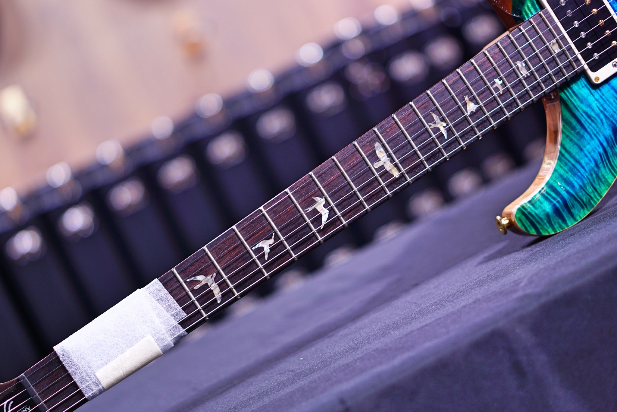 PRS 35th Anniversary Custom 24 - matteo verde 10top thin neck 0341478 - HIENDGUITAR PRS GUITAR