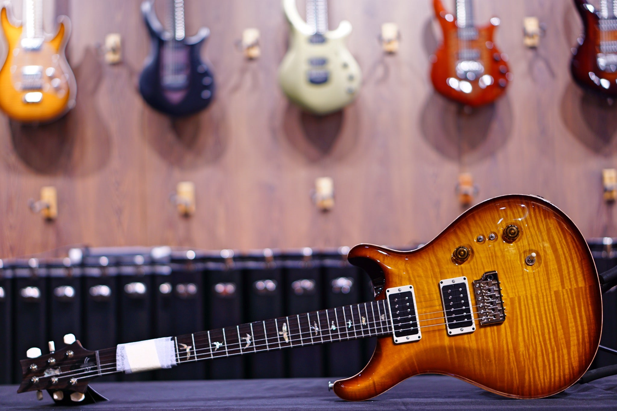 PRS 35th Anniversary Custom 24 - McCarty Tobacco Sunburst with Pattern Regular Neck 0341570 - HIENDGUITAR PRS GUITAR