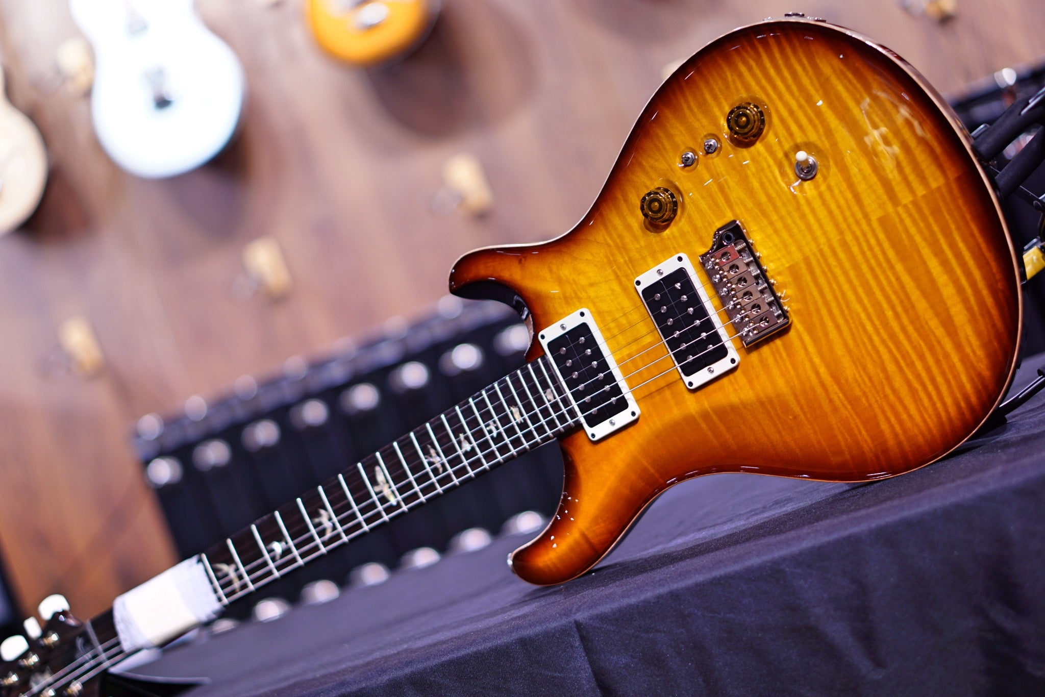 PRS 35th Anniversary Custom 24 - McCarty Tobacco Sunburst with Pattern Regular Neck 0341570 - HIENDGUITAR PRS GUITAR