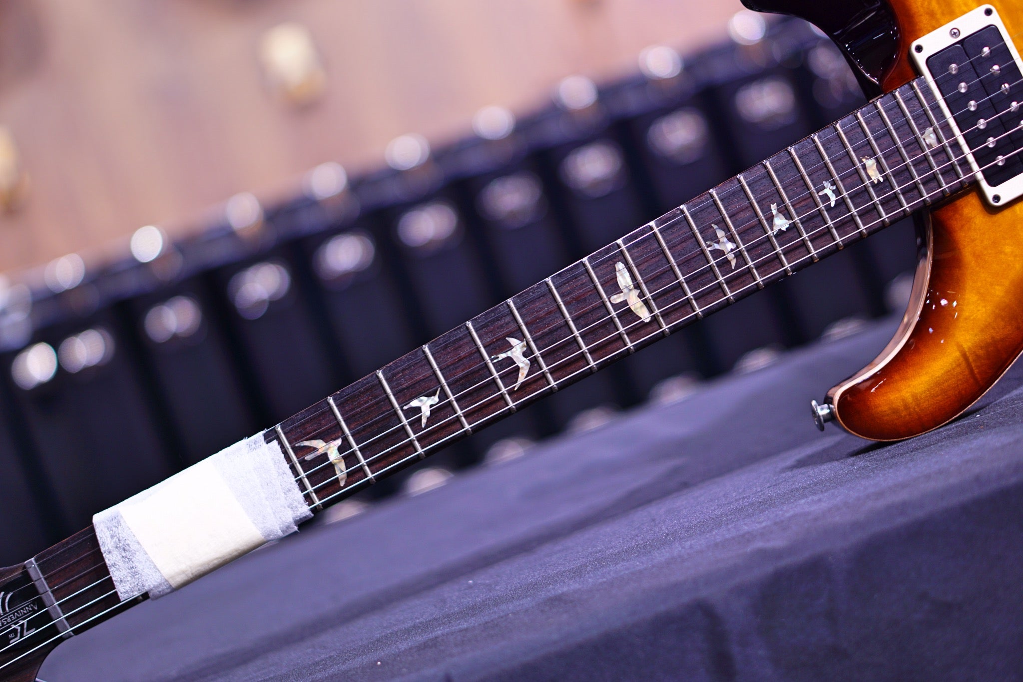 PRS 35th Anniversary Custom 24 - McCarty Tobacco Sunburst with Pattern Regular Neck 0341570 - HIENDGUITAR PRS GUITAR