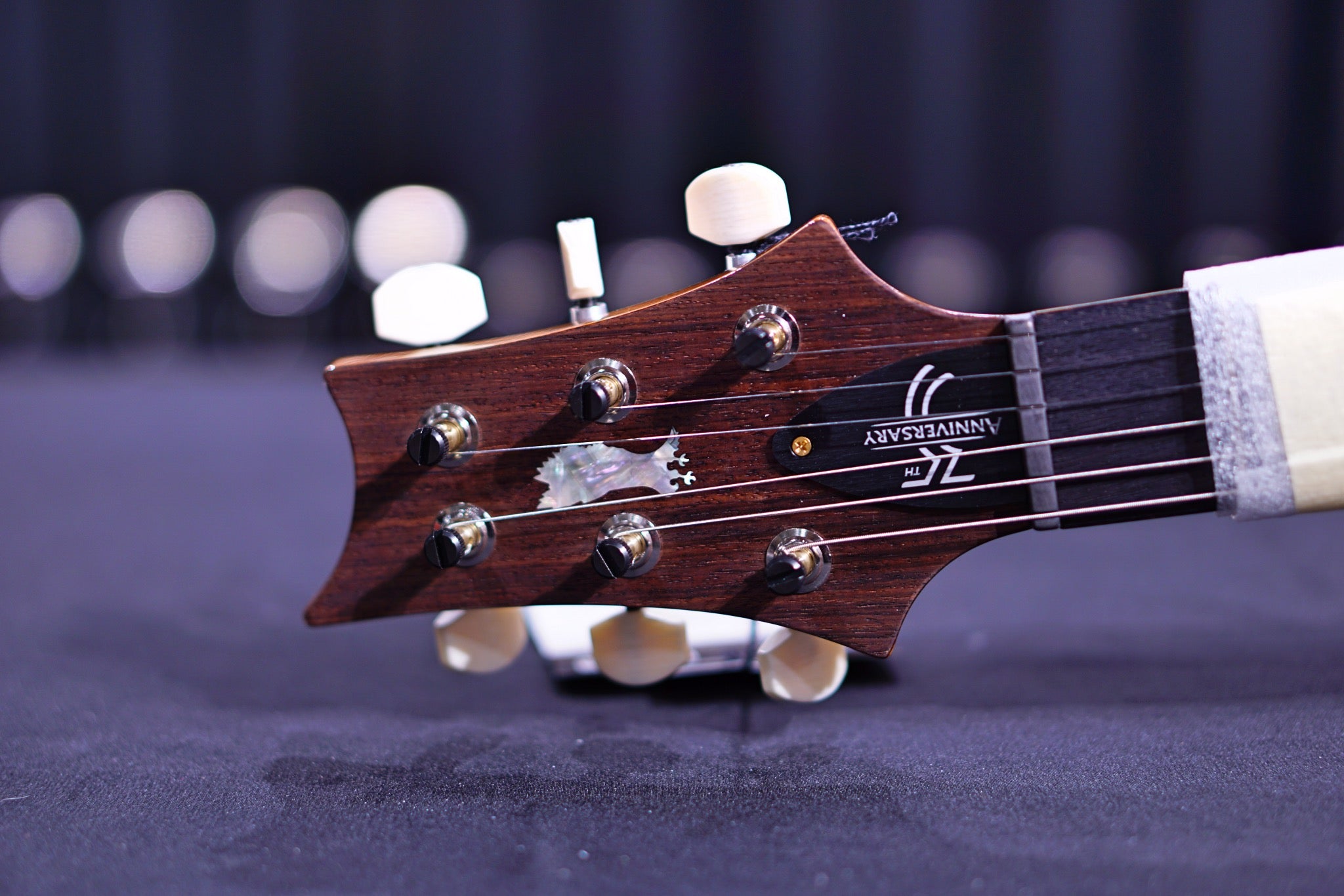 PRS 35th Anniversary Custom 24 - grey black fade 10top regular neck 0340775 - HIENDGUITAR PRS GUITAR