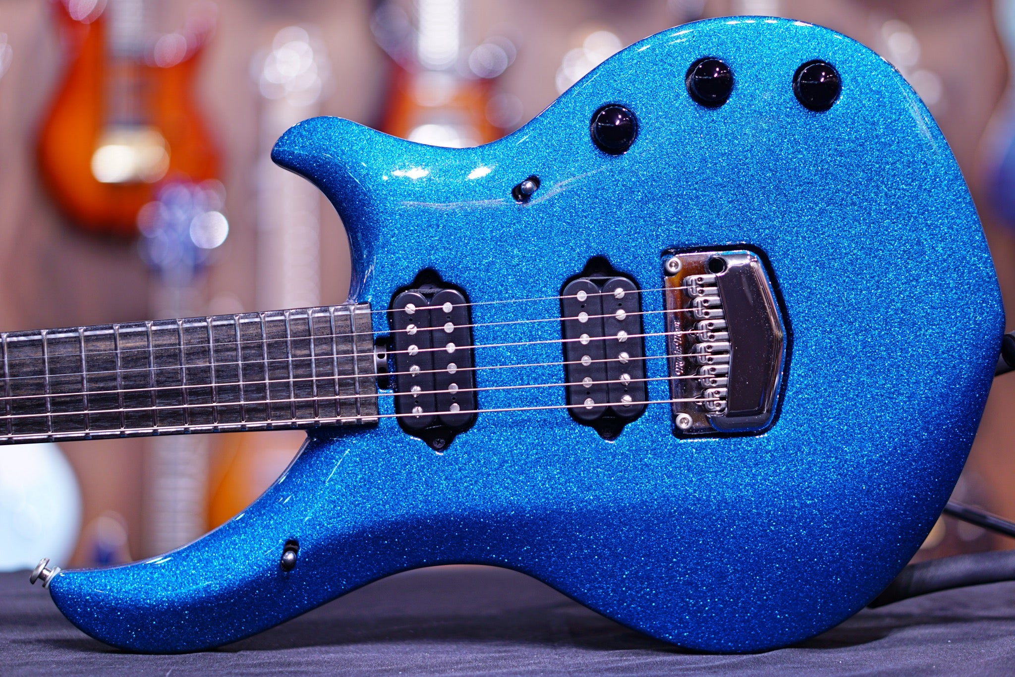 Music Man John Petrucci Majesty Bfr Marine Blue Sparkle M10596 - HIENDGUITAR Musicman GUITAR