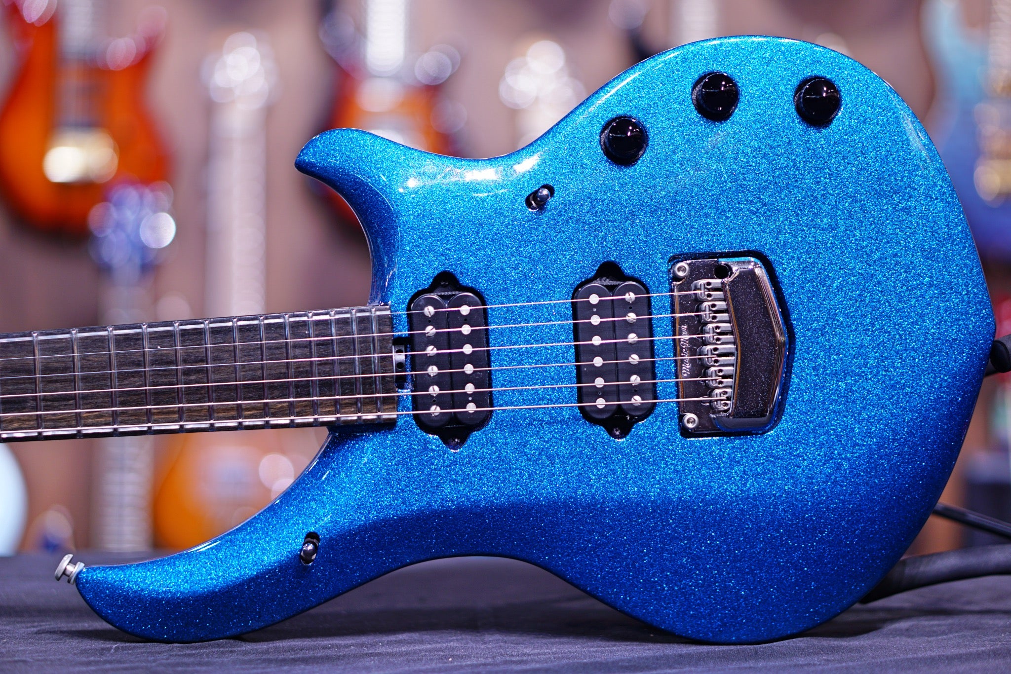Music Man John Petrucci Majesty Bfr Marine Blue Sparkle M10760 - HIENDGUITAR Musicman GUITAR