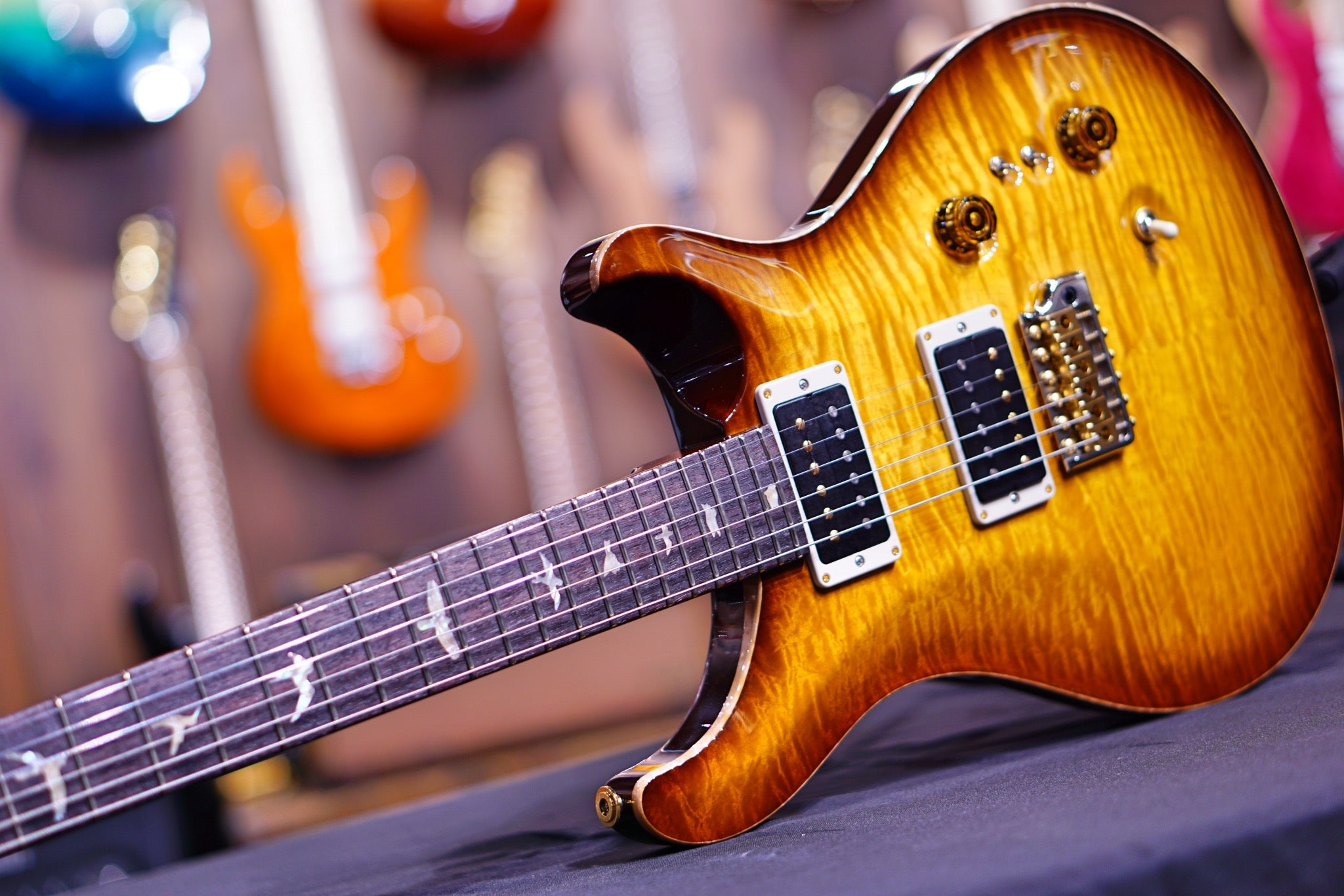 PRS 35th Anniversary Custom 24 - McCarty Tobacco Sunburst 10top Regular Neck 0316513 - HIENDGUITAR PRS GUITAR
