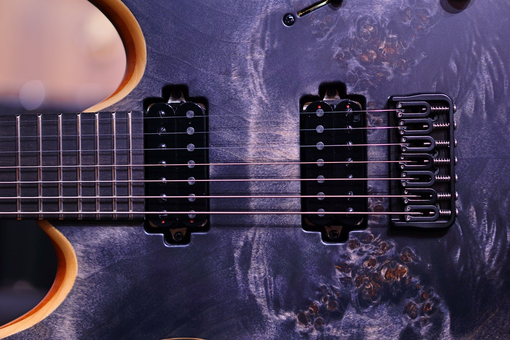 Mayones Duvell Elite 7 Trans black satine DF2204892 - HIENDGUITAR Mayones GUITAR