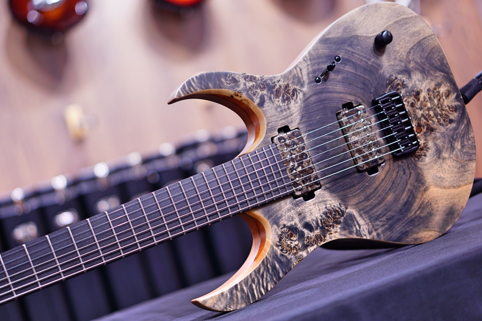 Mayones Duvell Elite 7 Trans graphite DF2206964 - HIENDGUITAR Mayones GUITAR